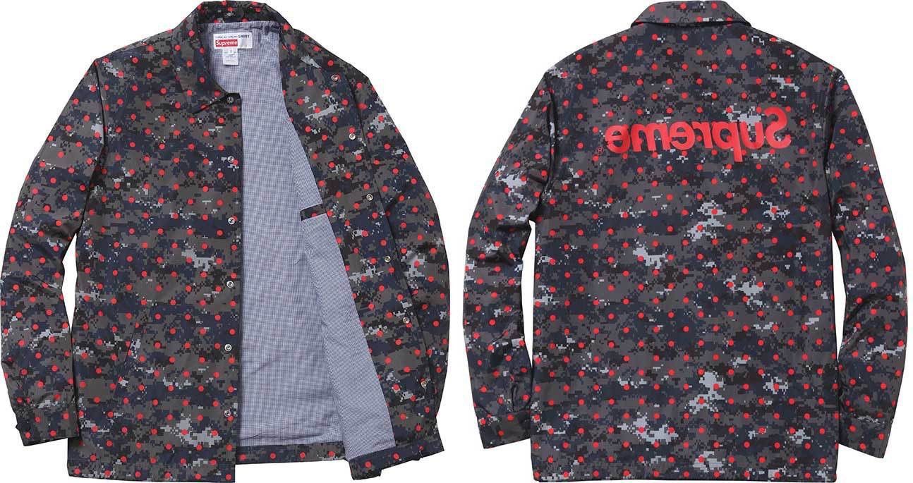 Supreme Supreme x Comme des Garcons Shirt Coaches Jacket - Navy Blue |  Grailed