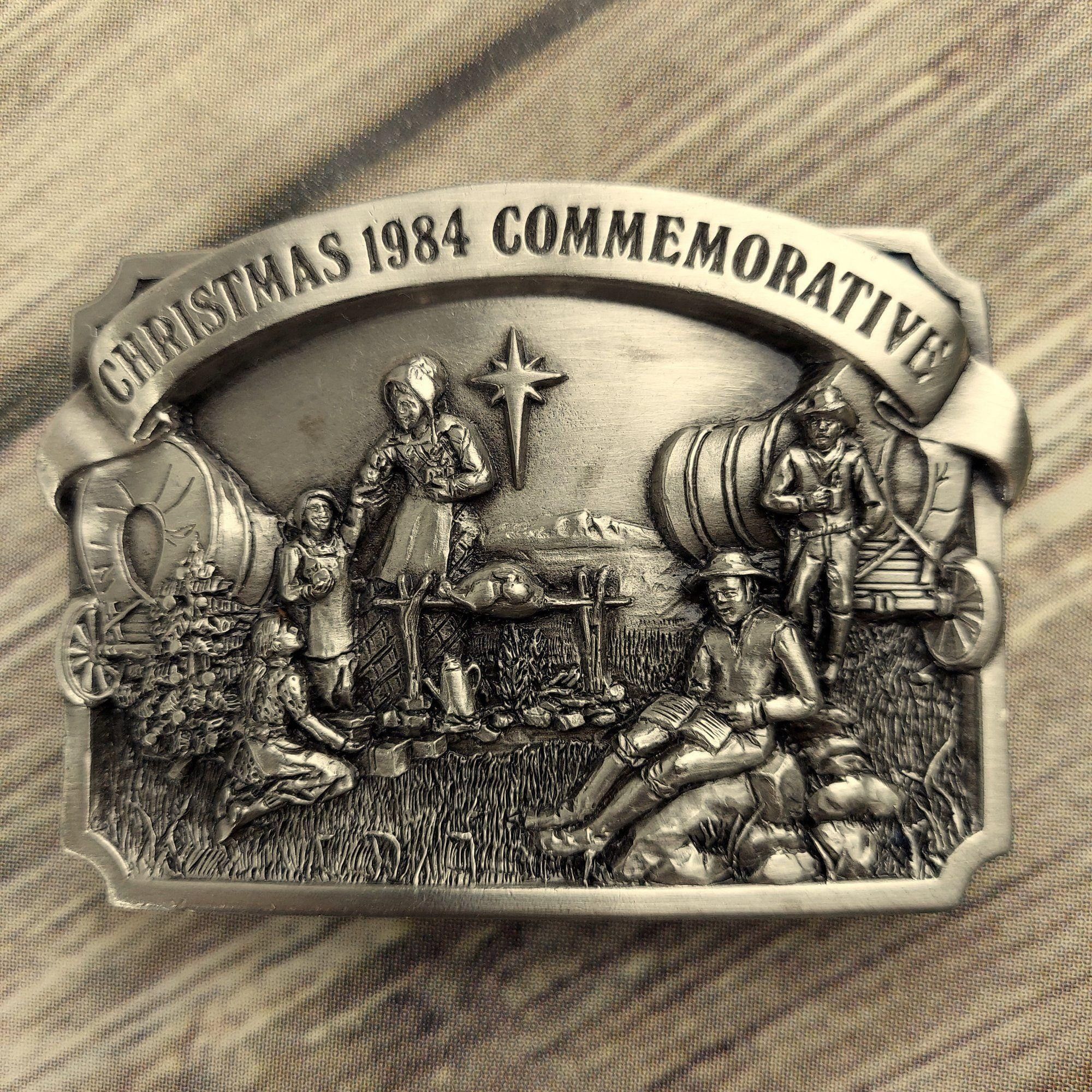 Other Christmas Commemorative Belt Buckle 1984 Vintage Holiday Size ONE SIZE - 5 Thumbnail