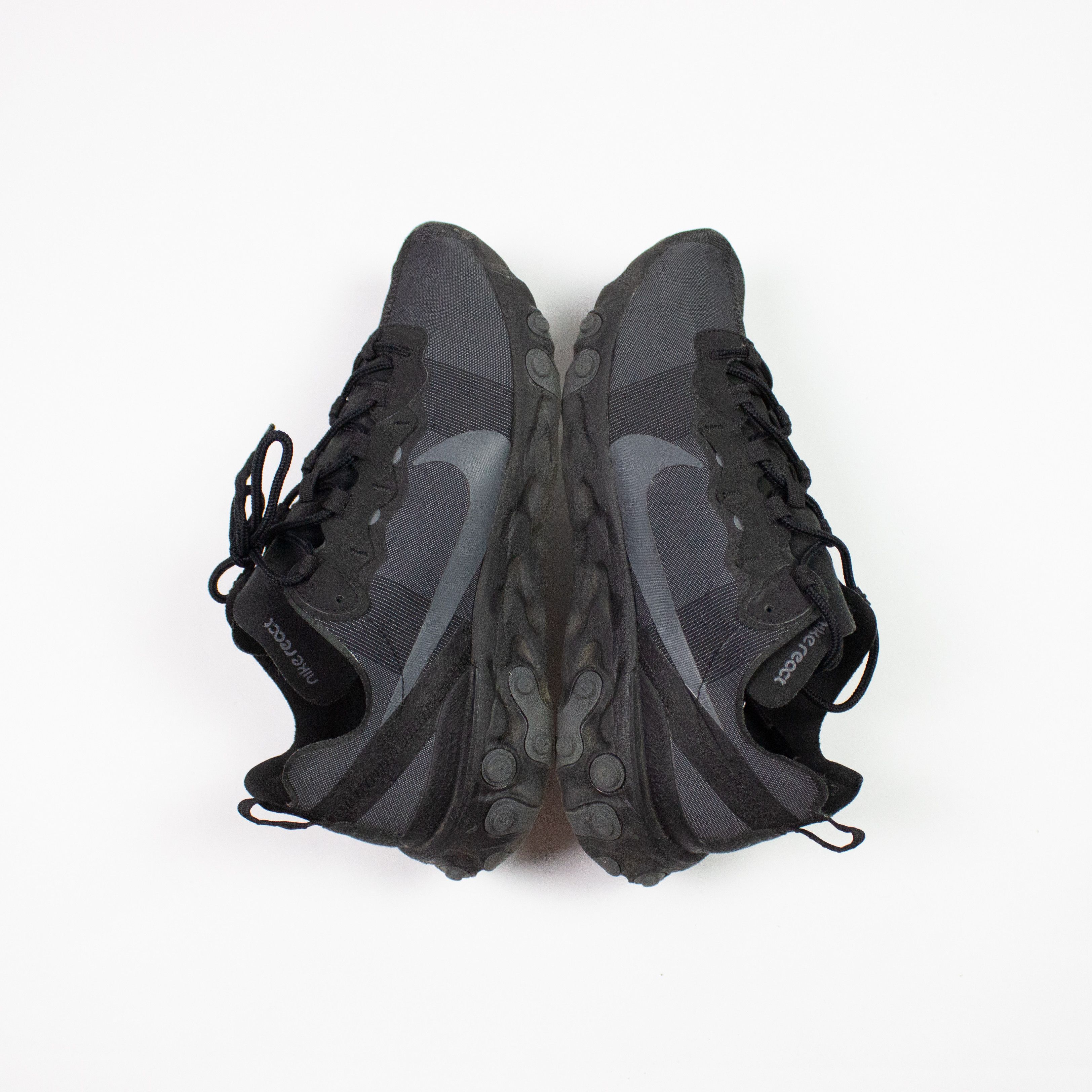 Nike Nike React Element 55 Triple Black Size US 9 / EU 42 - 4 Thumbnail