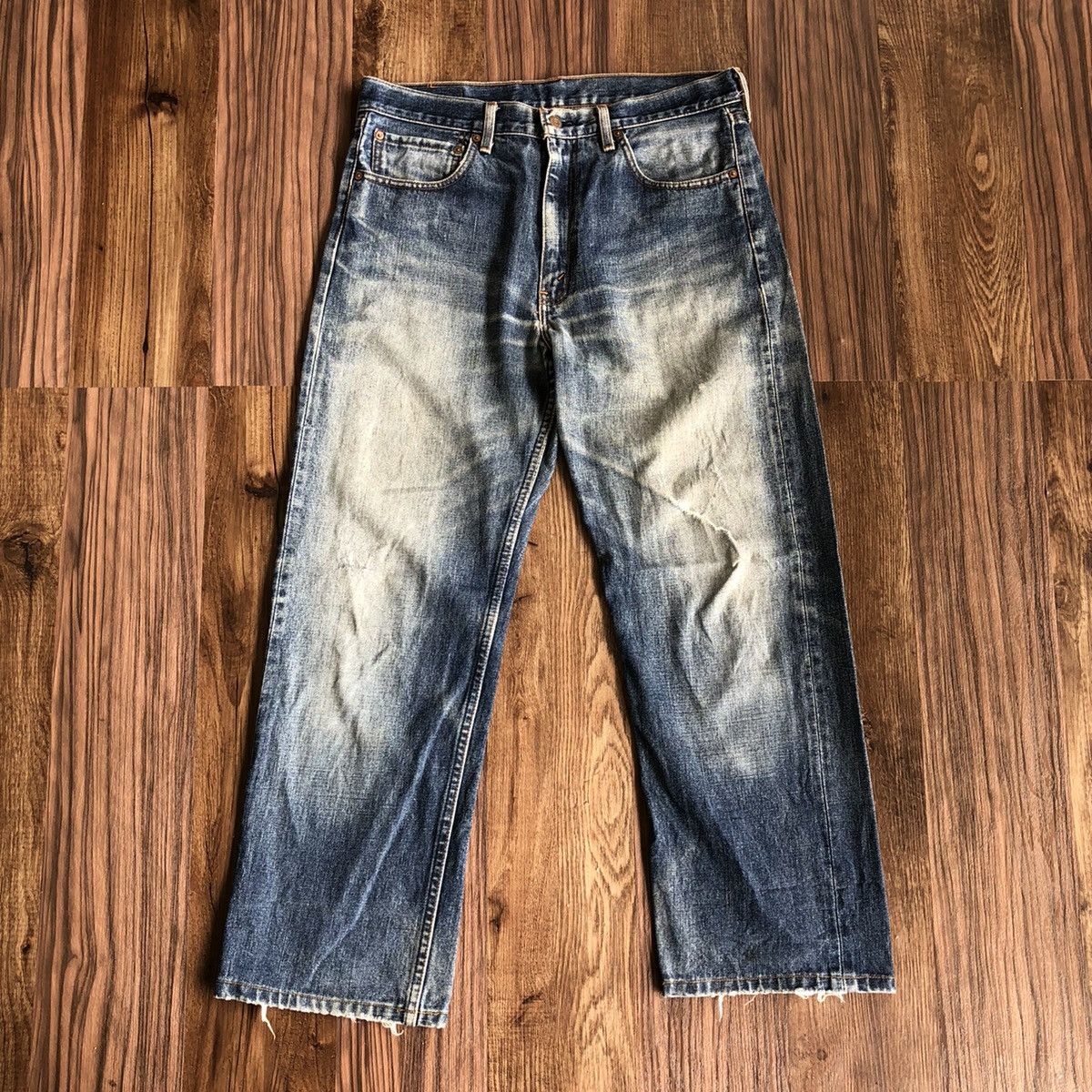 Levi's Vintage Levis 512 Distressed Denim Jeans Size US 34 / EU 50 - 10 Thumbnail