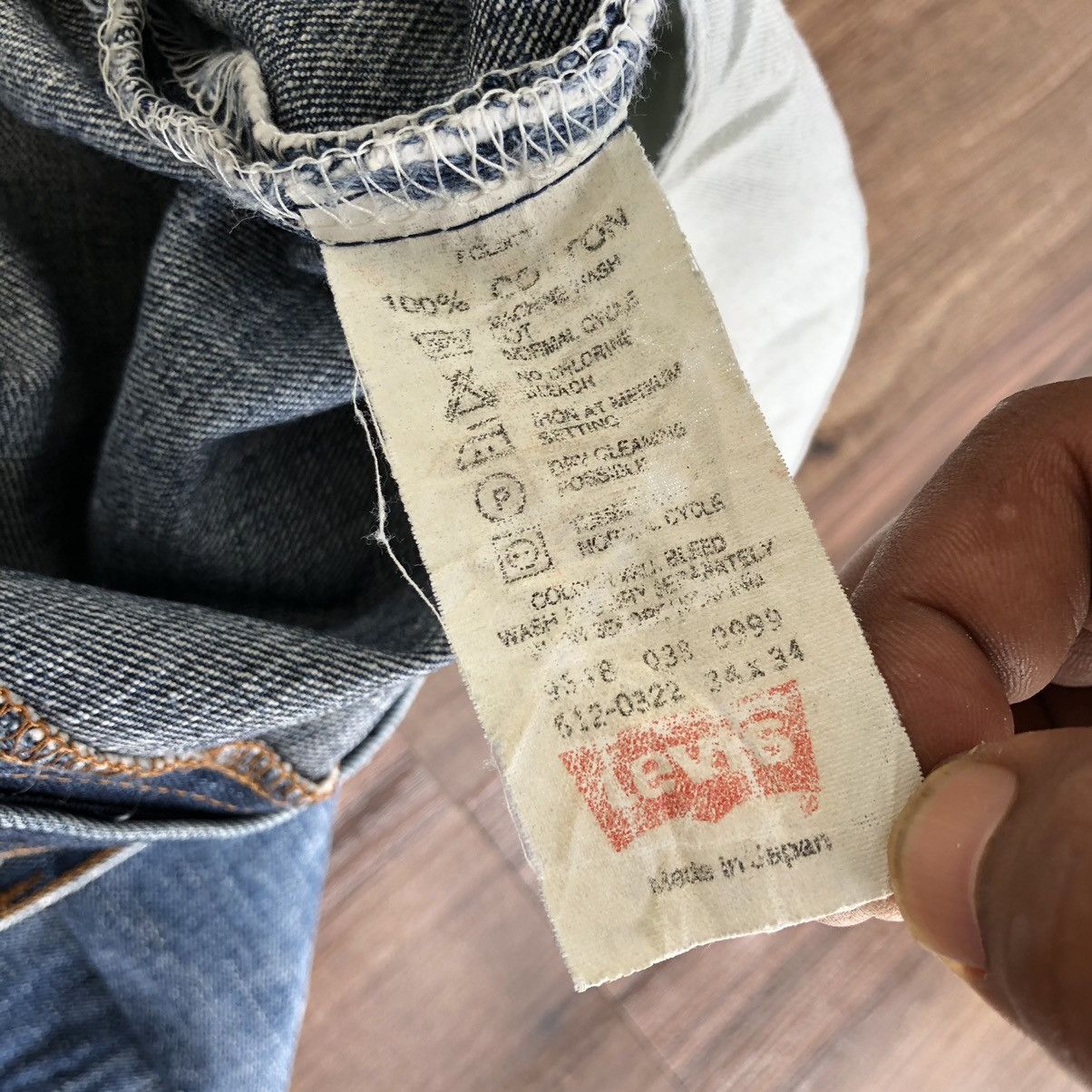 Levi's Vintage Levis 512 Distressed Denim Jeans Size US 34 / EU 50 - 8 Thumbnail