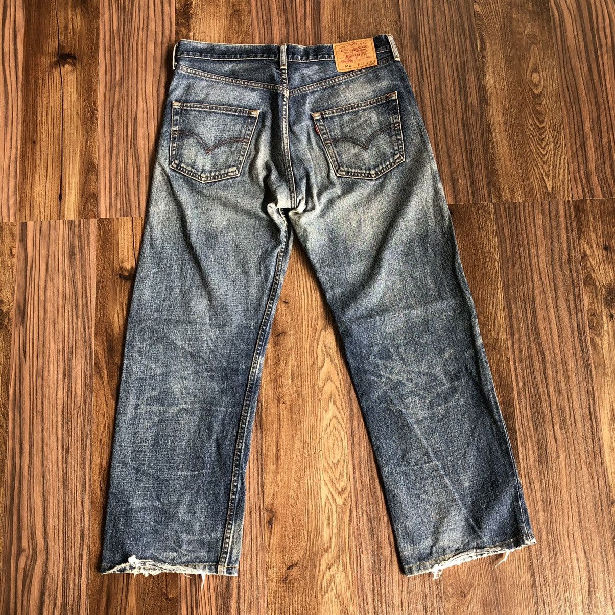 Levi's Vintage Levis 512 Distressed Denim Jeans Size US 34 / EU 50 - 9 Thumbnail