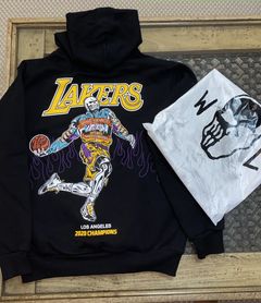 warren lotas NBA Lakers LeBron Hoodie XL