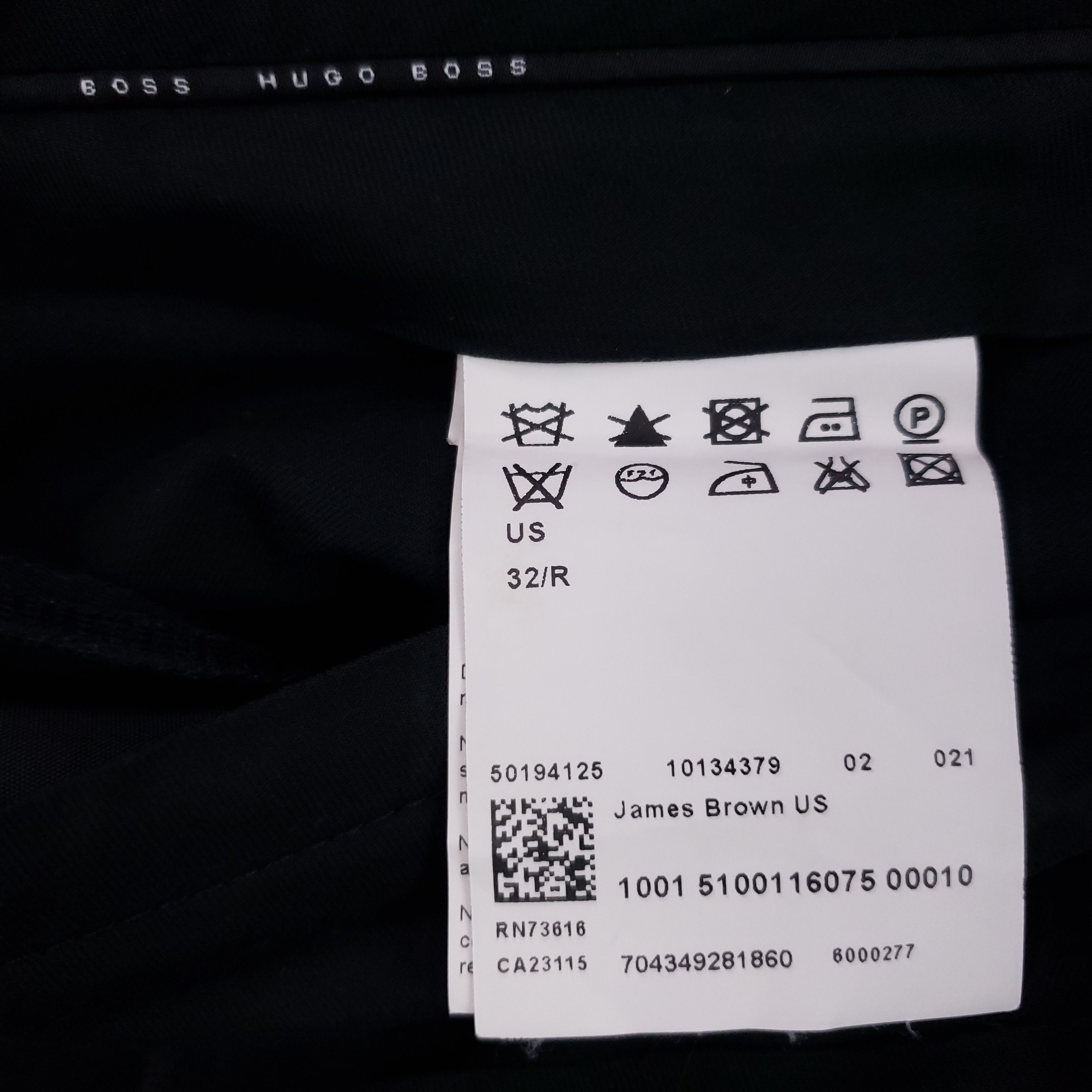 Hugo Boss Hugo Boss James Brown Pants 32x30 Gray Charcoal Wool Cashme Size US 32 / EU 48 - 5 Thumbnail