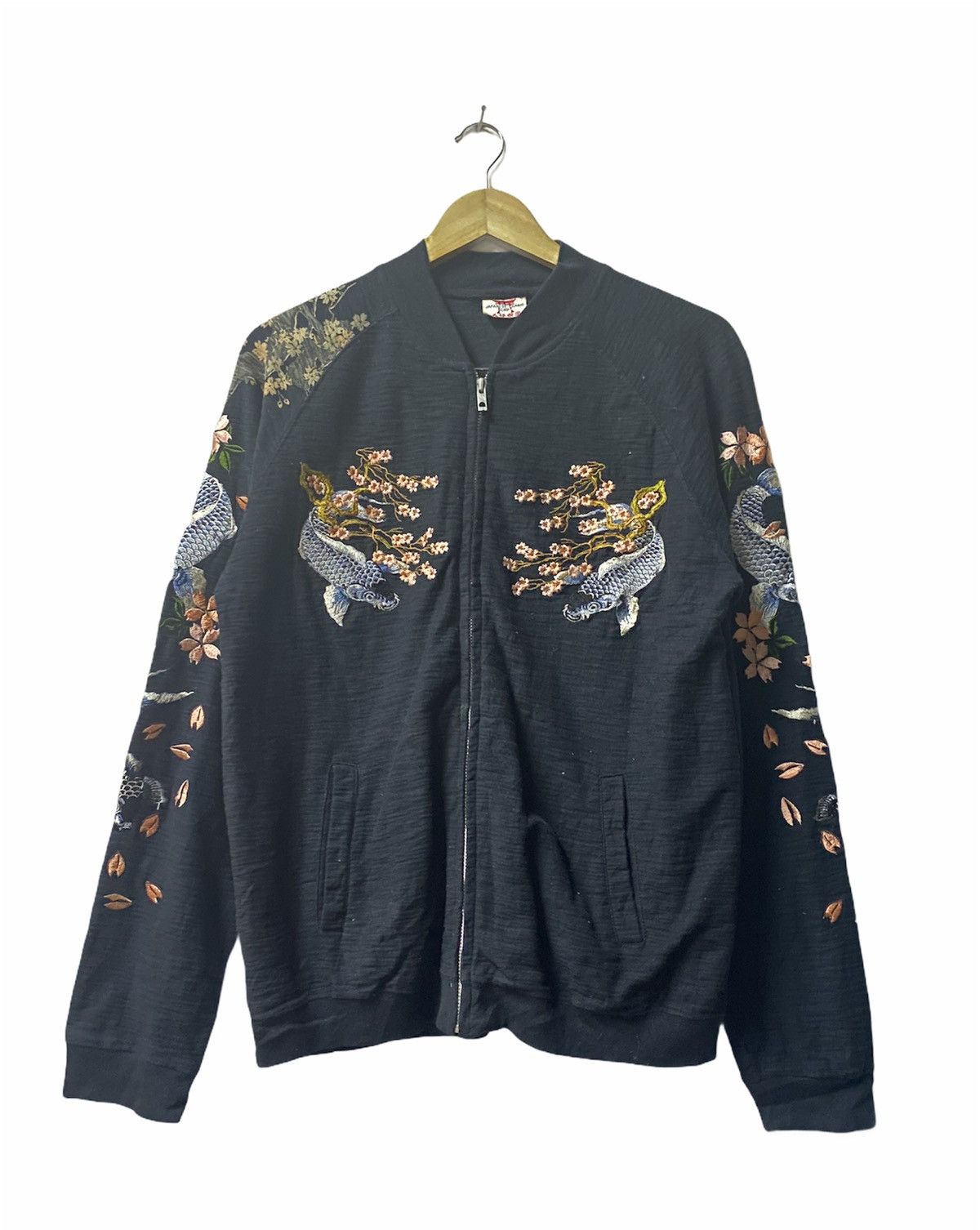 Japanese Brand Rare Sukajan Zipper Jacket Size US M / EU 48-50 / 2 - 2 Thumbnail