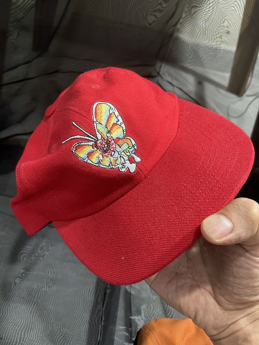 Supreme Supreme x Mark Gonzales Butterfly Hat Red SS/16 | Grailed