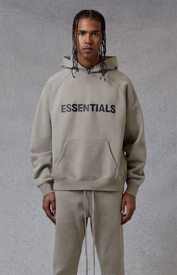 FOG Fear of God NWT Fear of God Essentials Olive Hoodie Grailed