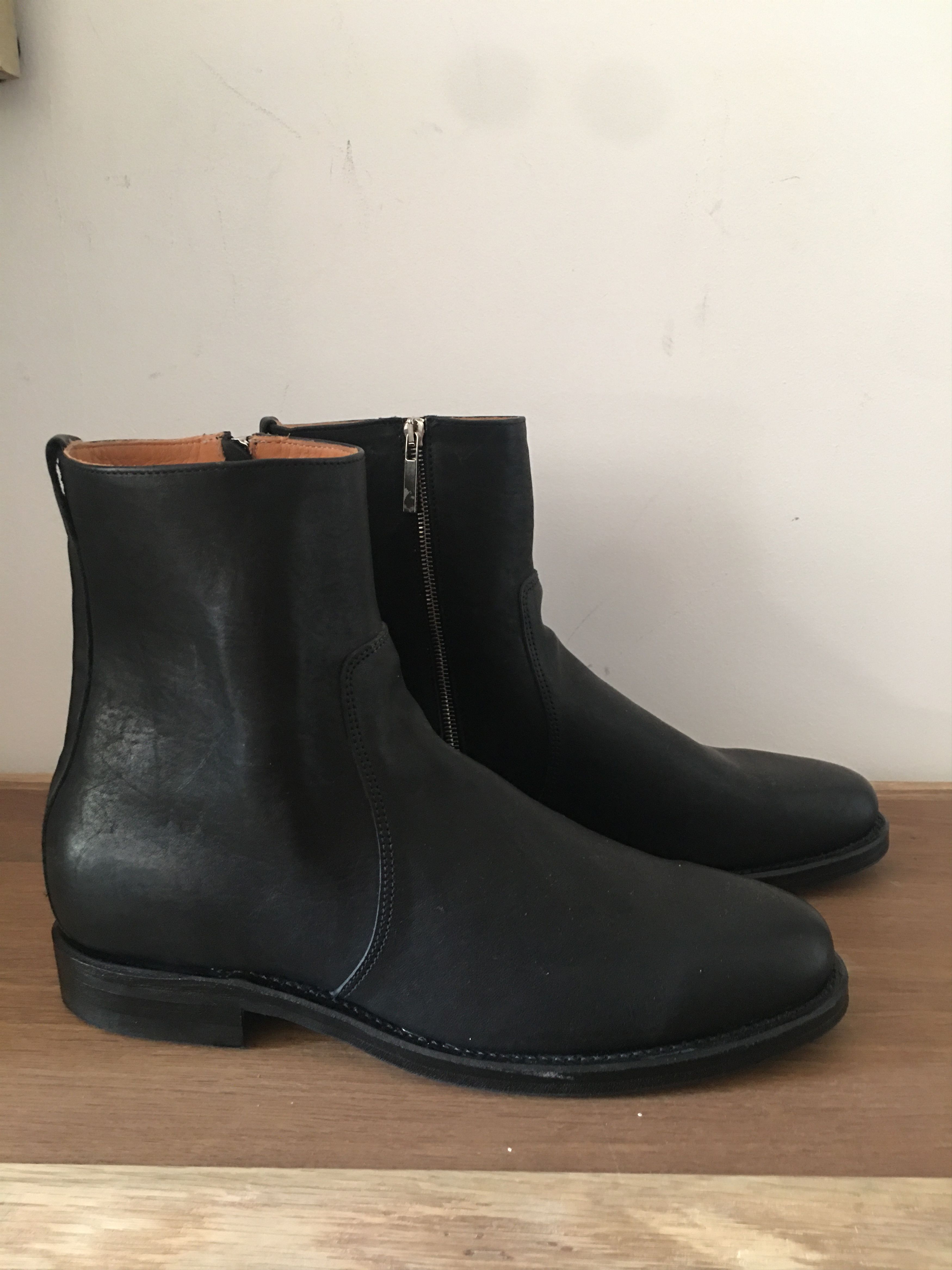 Guidi Viberg x Guidi Black side zip horsehide boots size 13 Grailed