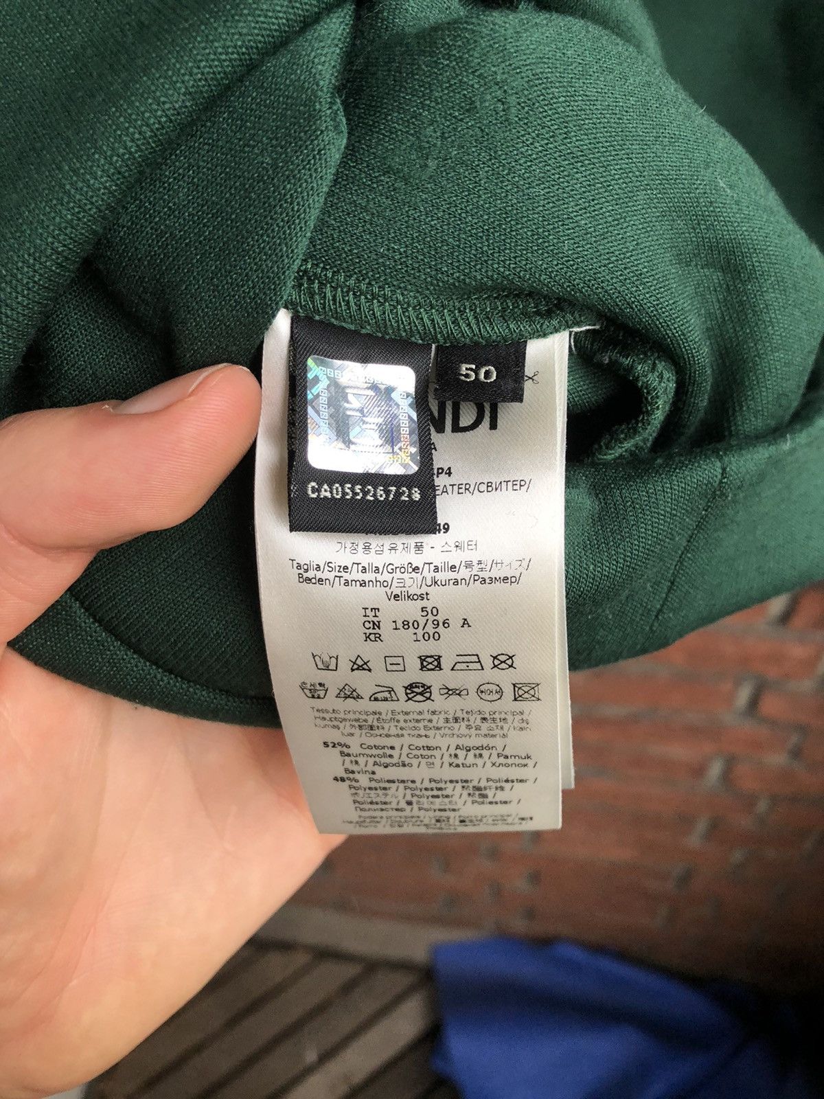 Fendi Fendi Logo Hoodie Size US M / EU 48-50 / 2 - 7 Thumbnail
