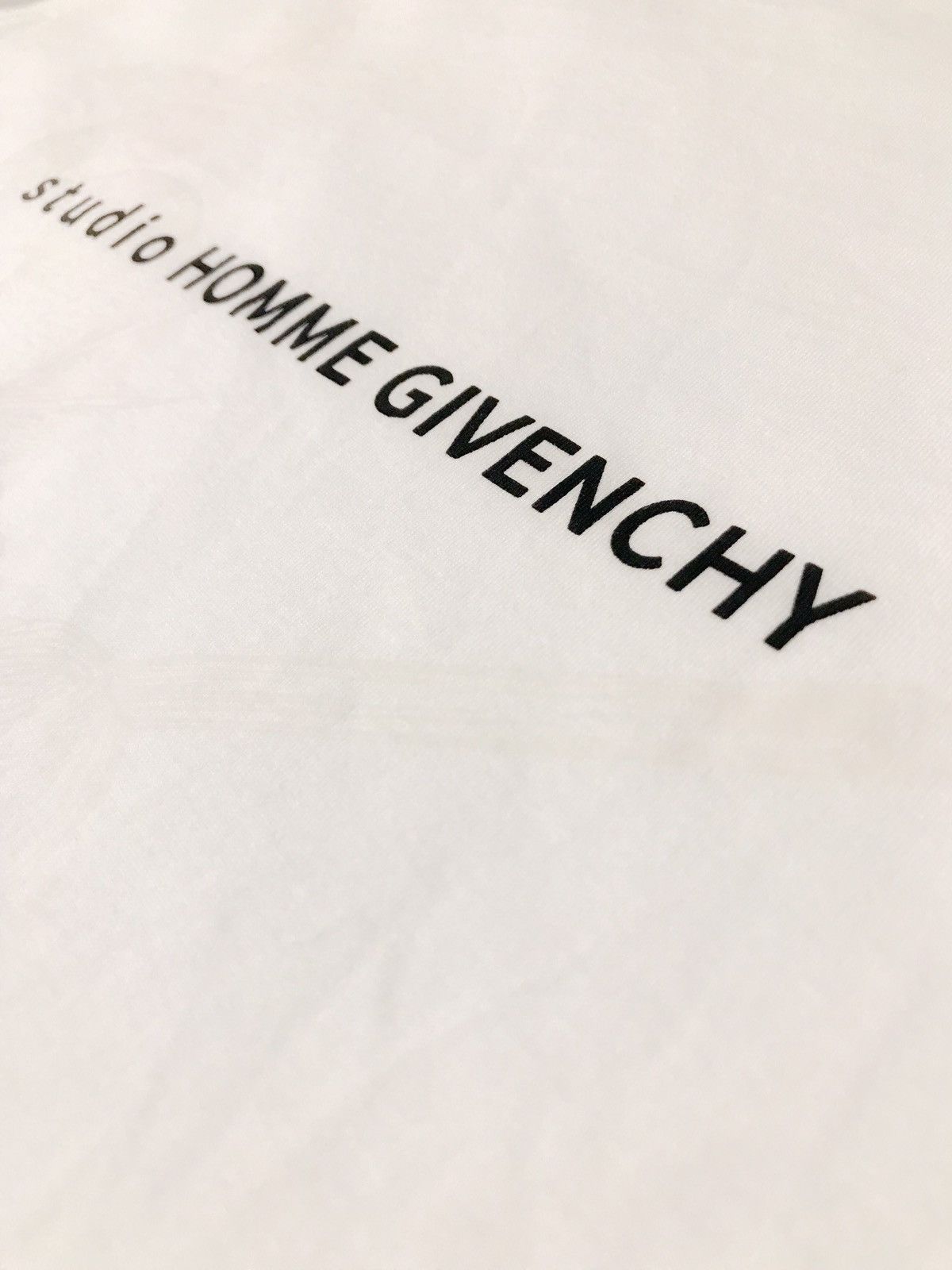 Givenchy Givenchy studio homme logo t shirt Size US S / EU 44-46 / 1 - 2 Thumbnail