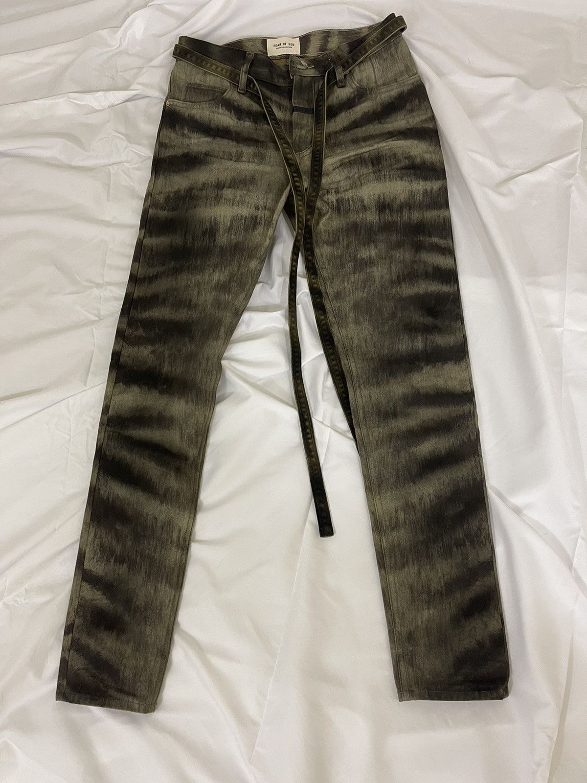 Fear of God Fear of God Sixth Collection Zebra Stripe Denim (Size