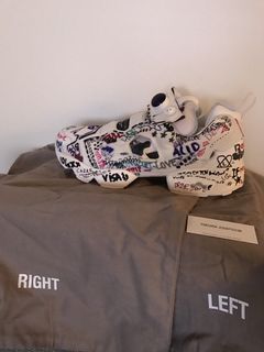 Reebok instapump fury hot sale vetements doodle