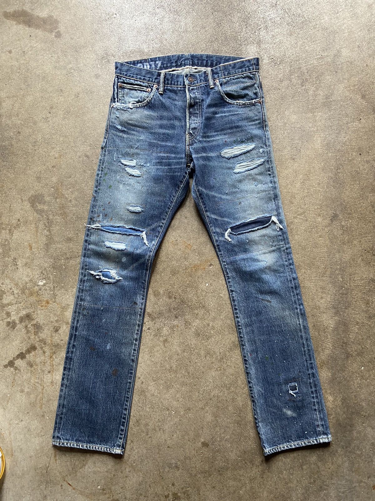 Visvim Visvim Social Sculpture 01 Slim Damaged-17 | Grailed