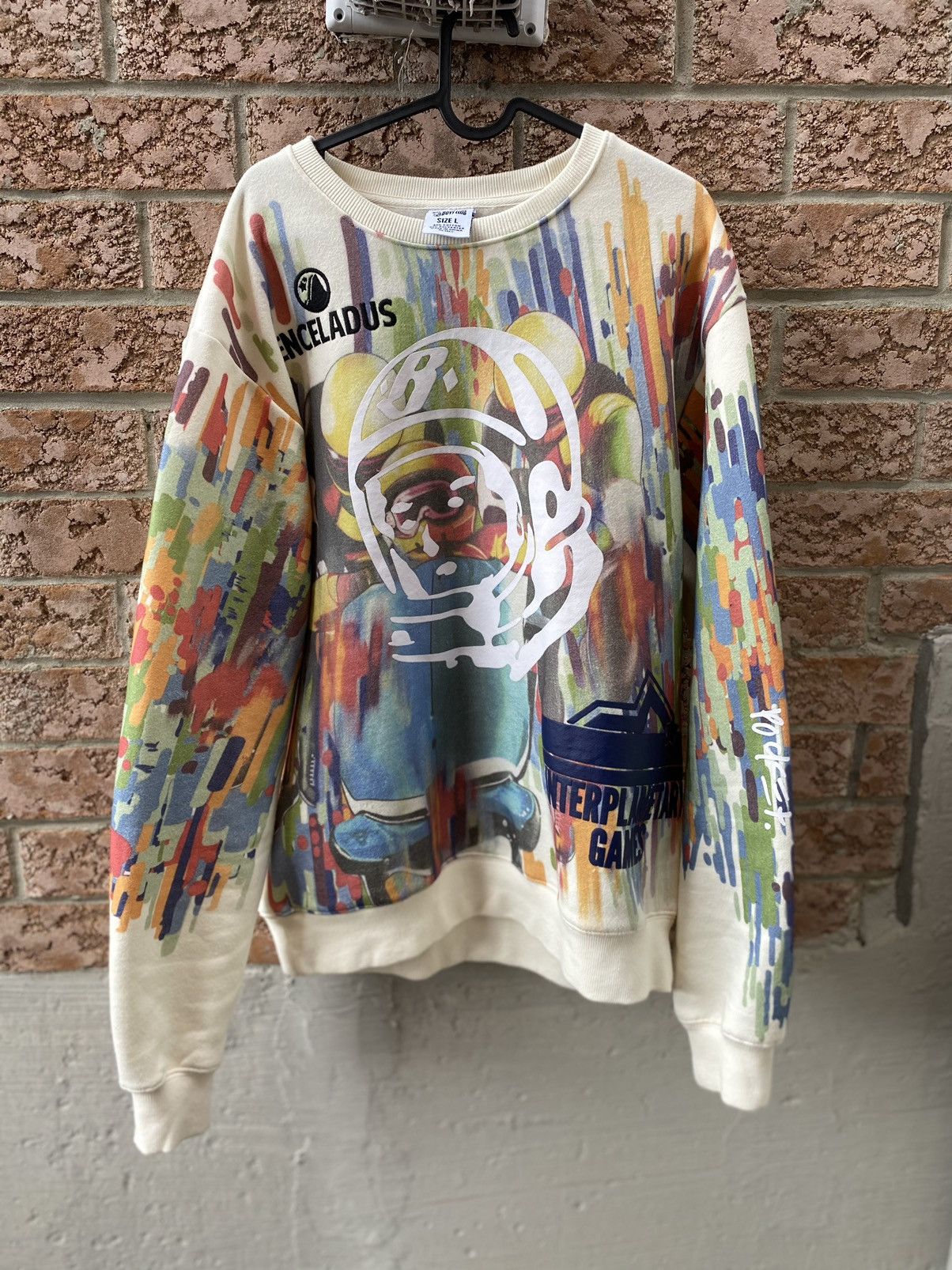 Billionaire Boys Club BBC 👨🏼‍🚀 Ivory Interplanetary Crewneck final drop ⚠️ Size US L / EU 52-54 / 3 - 1 Thumbnail