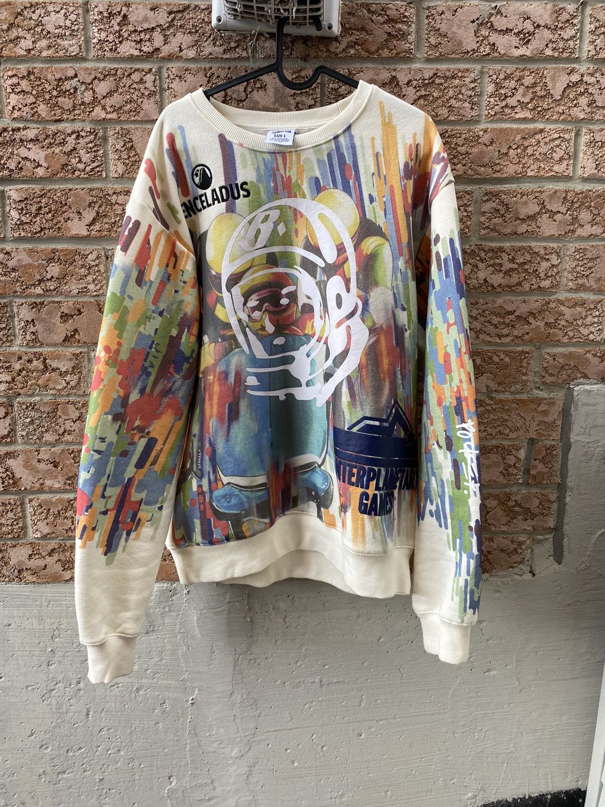 Billionaire Boys Club BBC 👨🏼‍🚀 Ivory Interplanetary Crewneck final drop ⚠️ Size US L / EU 52-54 / 3 - 5 Thumbnail
