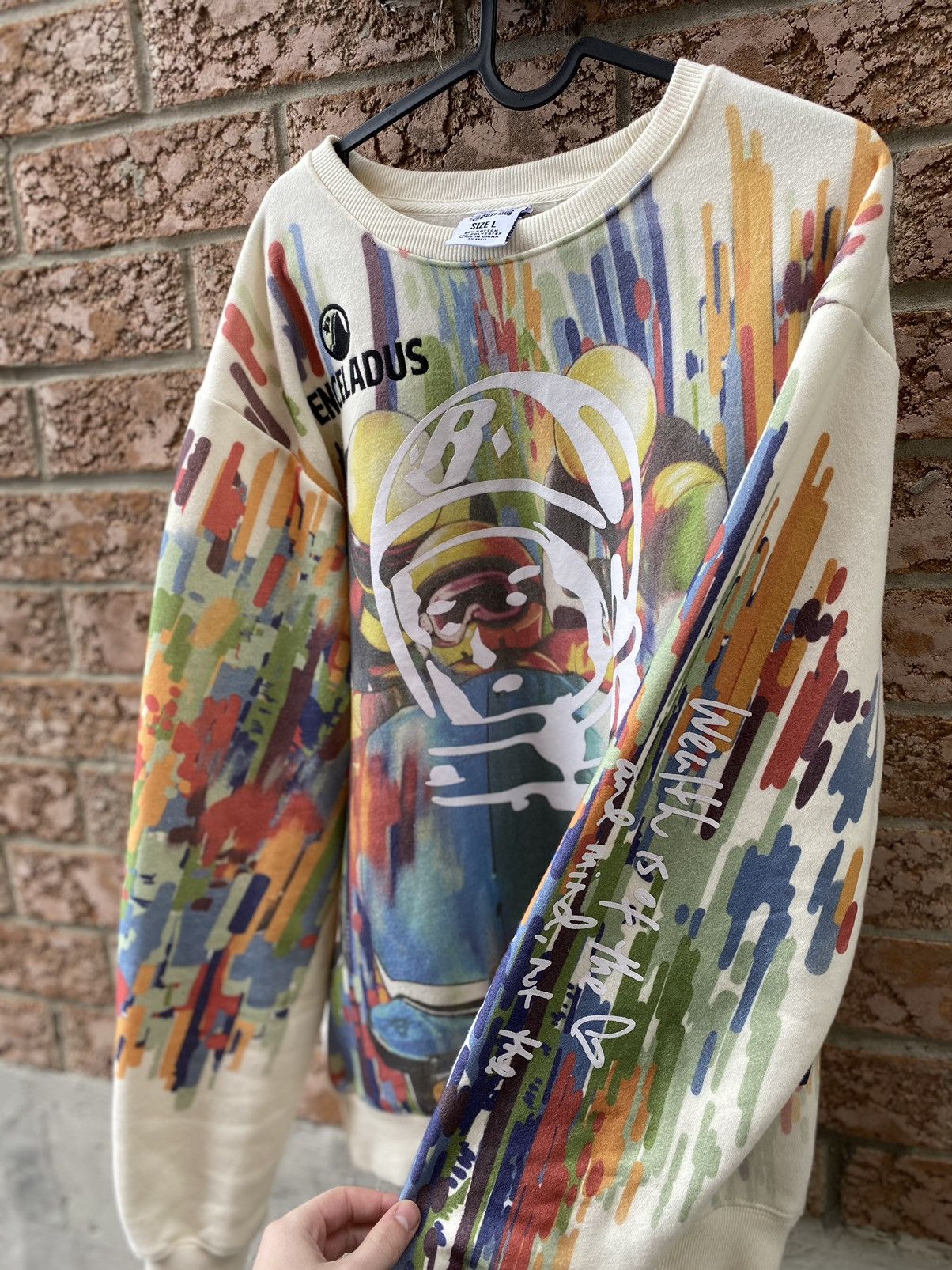 Billionaire Boys Club BBC 👨🏼‍🚀 Ivory Interplanetary Crewneck final drop ⚠️ Size US L / EU 52-54 / 3 - 3 Thumbnail