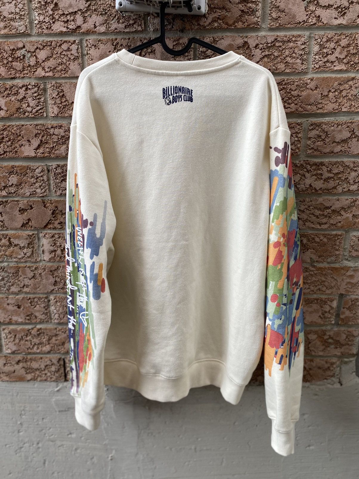 Billionaire Boys Club BBC 👨🏼‍🚀 Ivory Interplanetary Crewneck final drop ⚠️ Size US L / EU 52-54 / 3 - 2 Thumbnail
