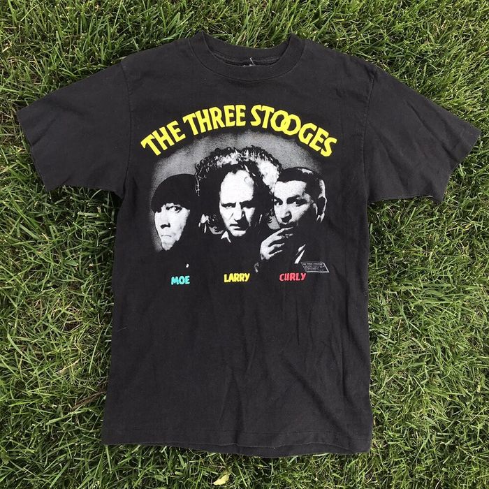 Anvil Vintage 1988 The Three Stooges Promo Tee Anvil Tag 