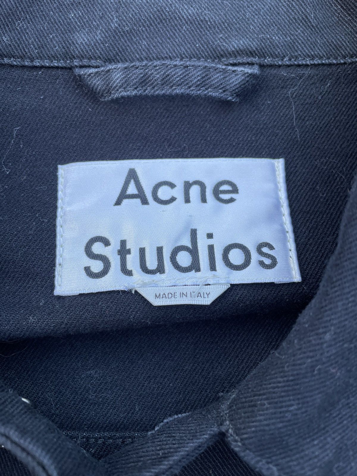 Acne Studios Acne Studios Who Black Denim Jacket SS16 Size 50 Size US M / EU 48-50 / 2 - 2 Thumbnail