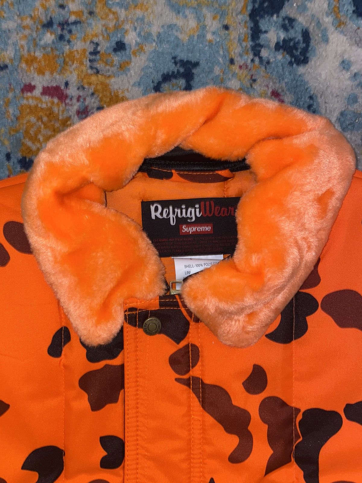 Supreme SUPREME REFRIGIWEAR INSULATED IRON TUFF JACKET Orange Camo Grailed