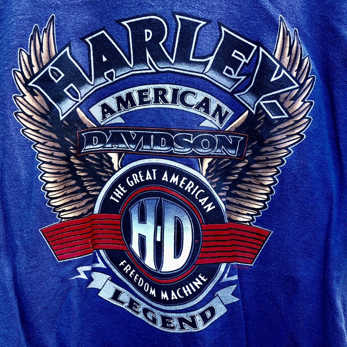 Harley Davidson vintage 1994 HARLEY American Freedom Machine tee shirt M Size US M / EU 48-50 / 2 - 1 Preview