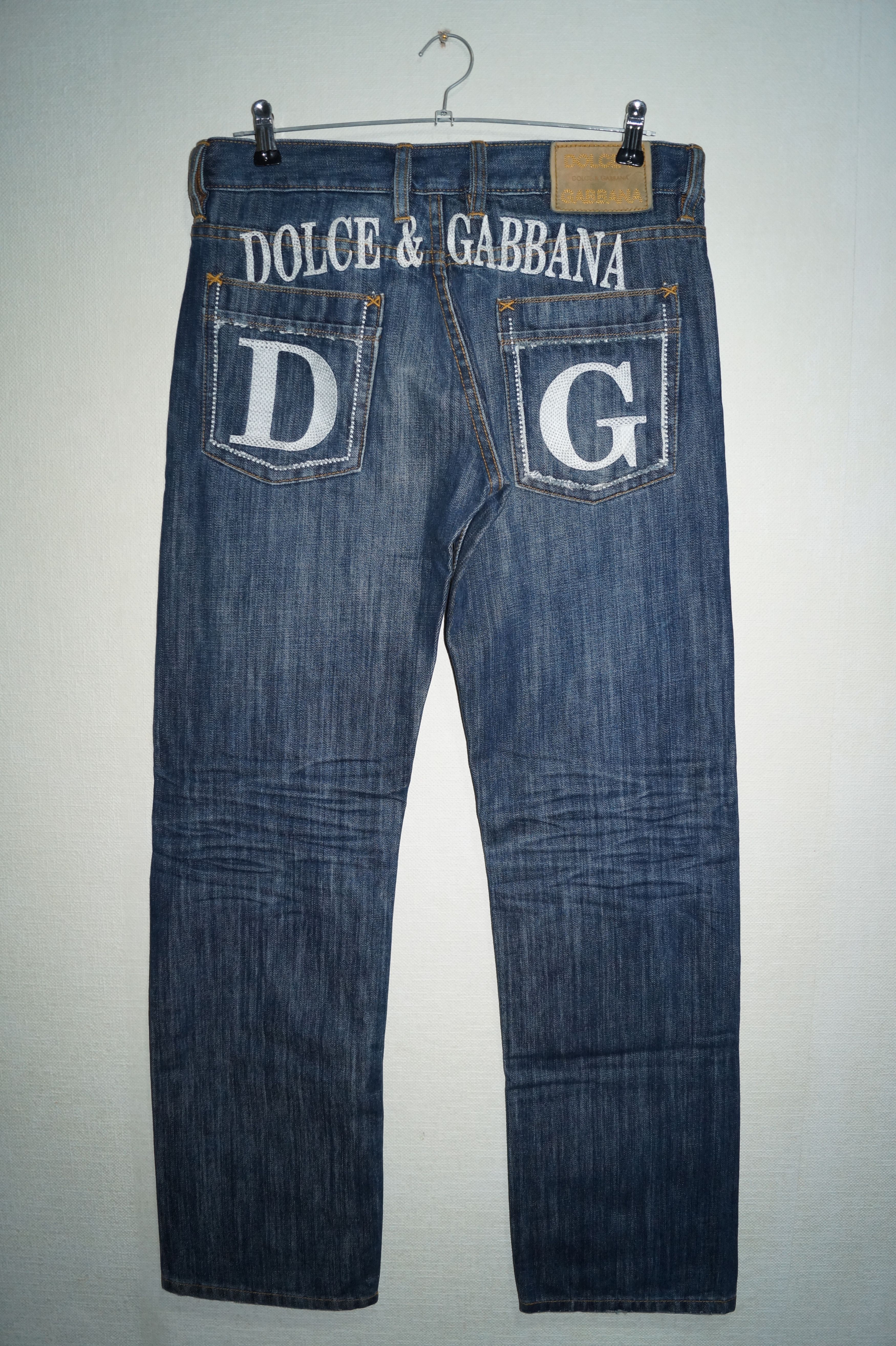 Dolce & Gabbana Rare Big Logo Dolce&Gabbana Vintage Jeans | Grailed