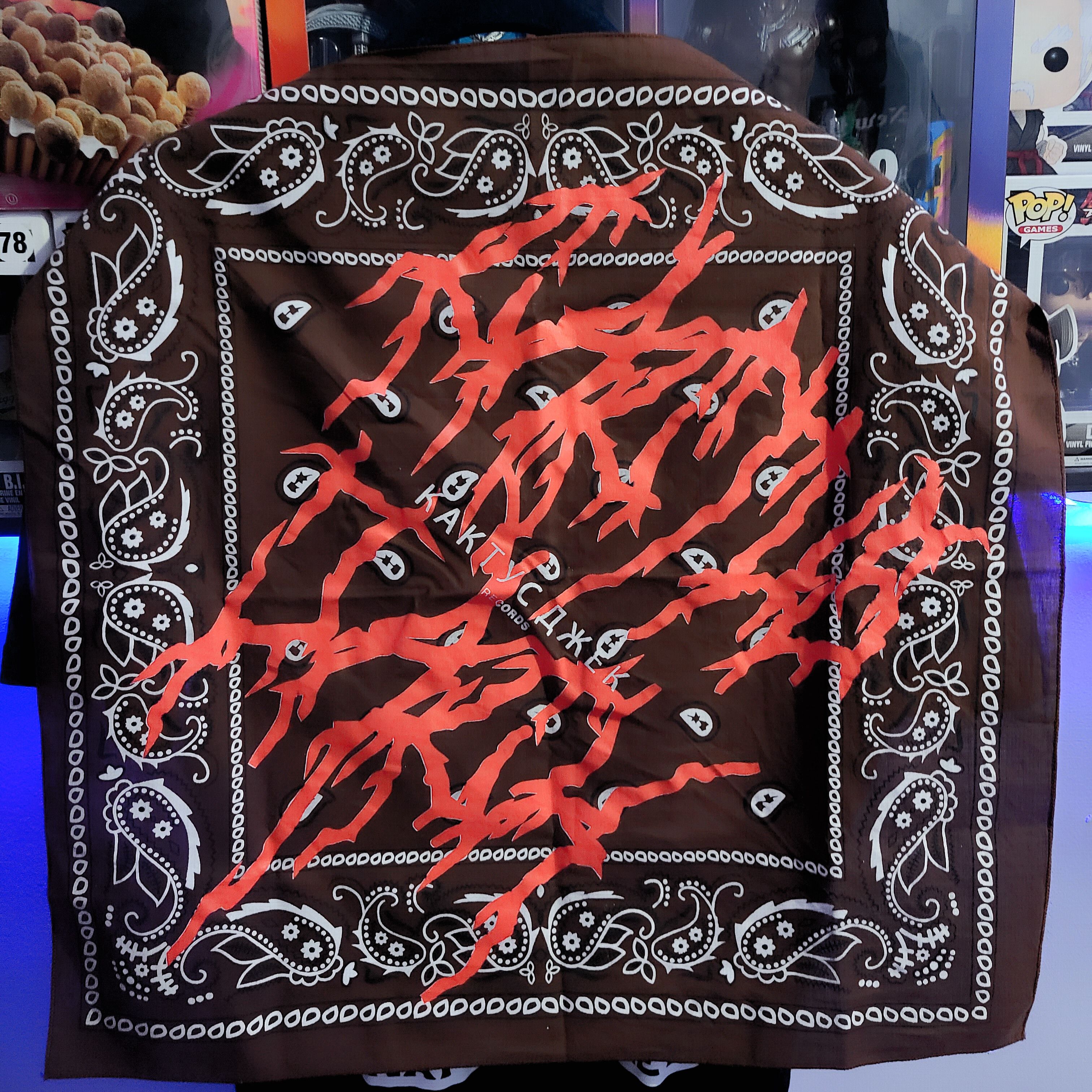 Travis Scott Travis Scott Bandana Brown Cactus Jack | Grailed