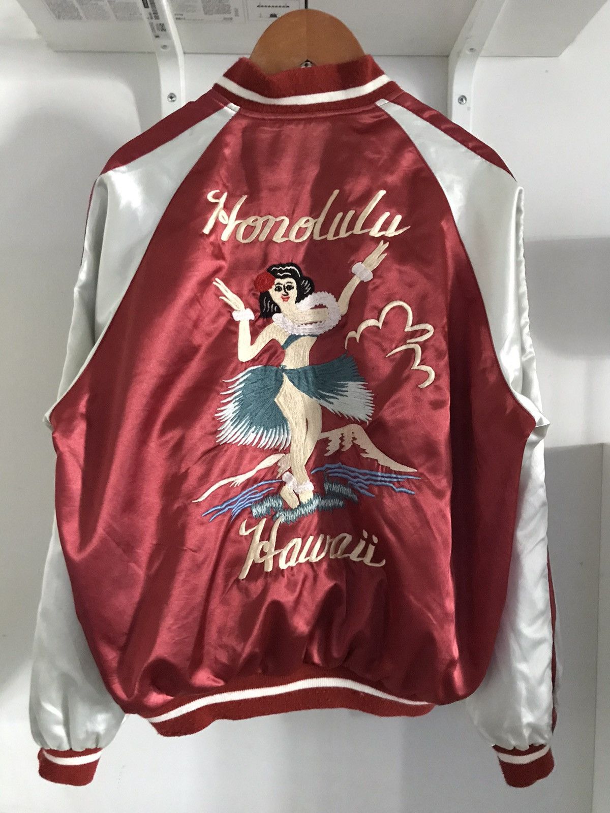Japanese Brand Vintage Reversible Sukajan Alaska & Hawaii Size US S / EU 44-46 / 1 - 1 Thumbnail