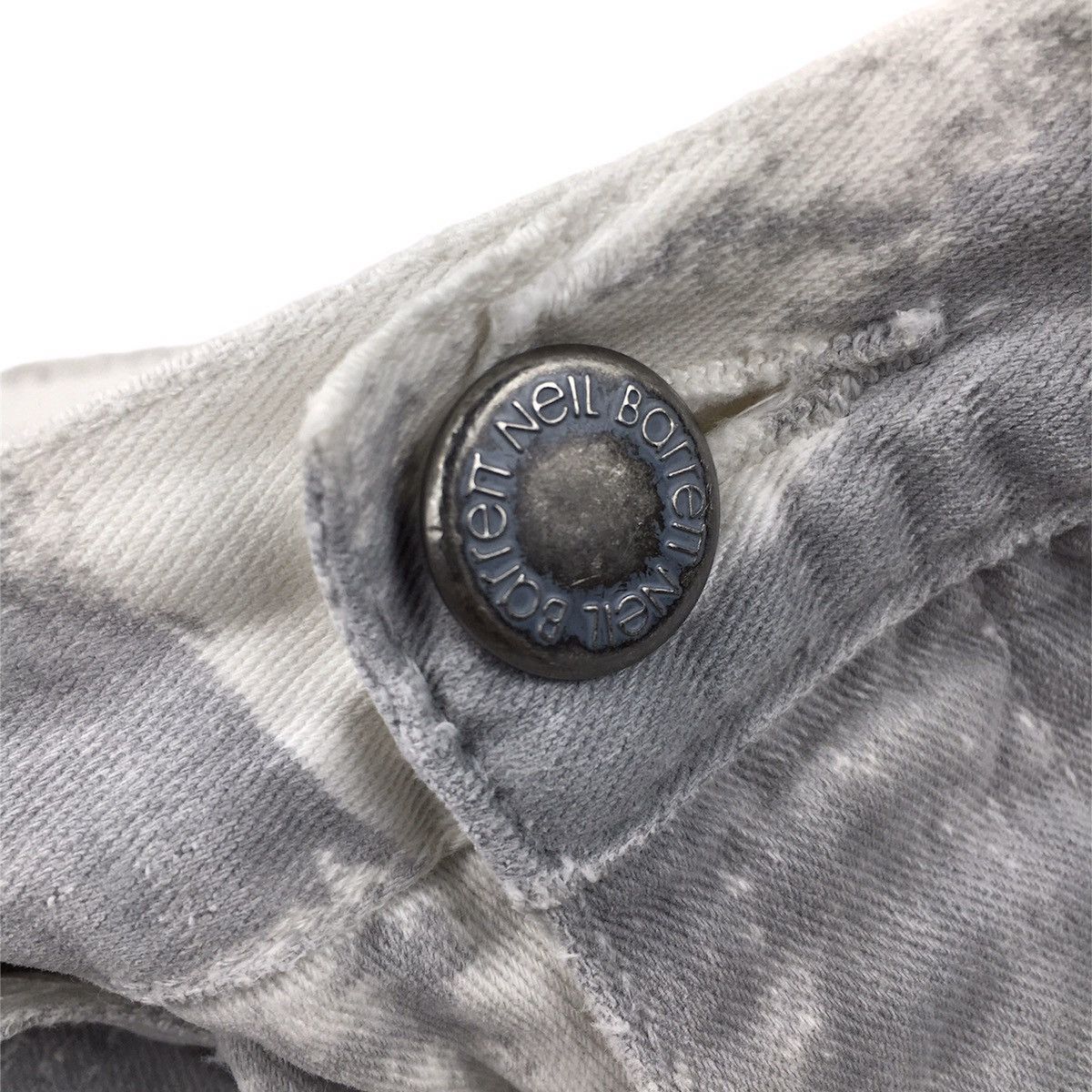 Neil Barrett Neil Barrett White Faded gray Side Zipper pant Size US 32 / EU 48 - 3 Thumbnail