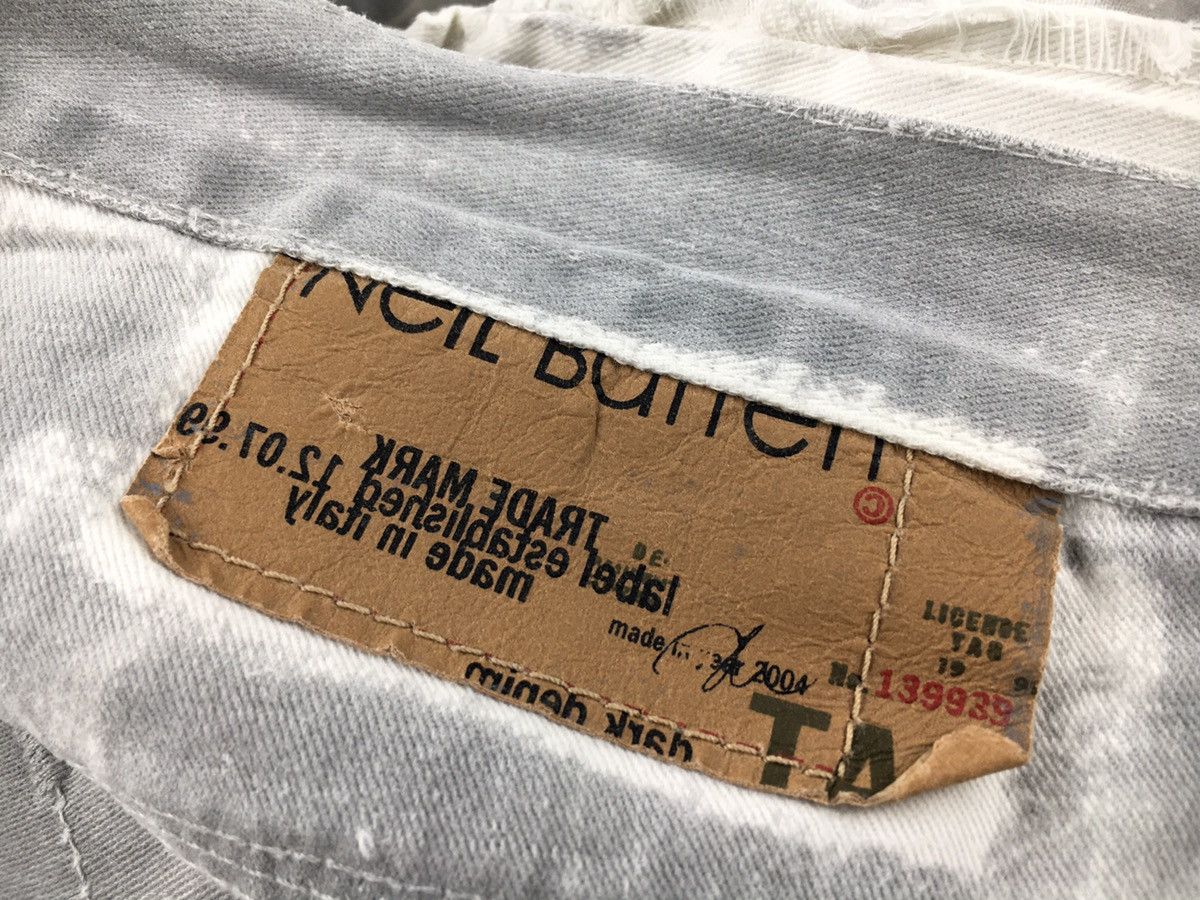 Neil Barrett Neil Barrett White Faded gray Side Zipper pant Size US 32 / EU 48 - 6 Thumbnail