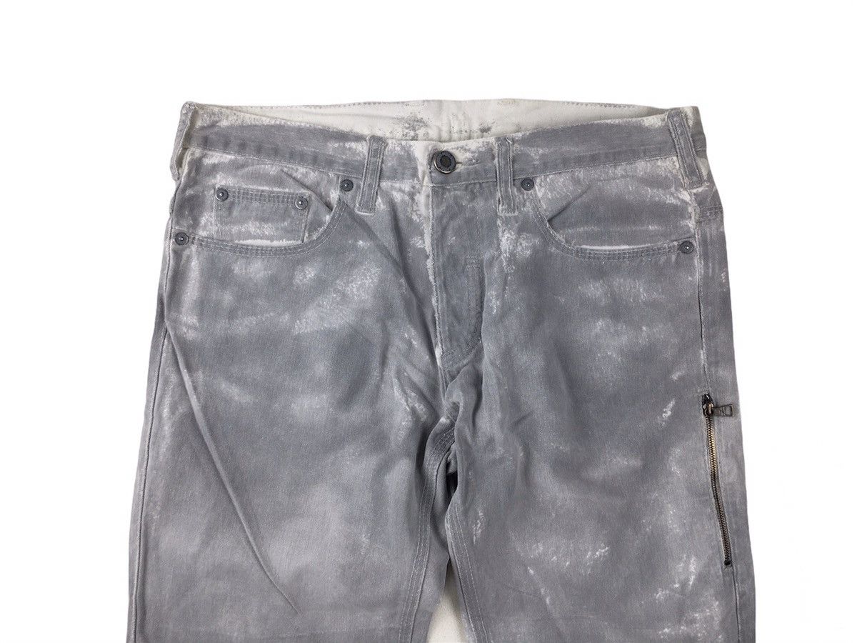 Neil Barrett Neil Barrett White Faded gray Side Zipper pant Size US 32 / EU 48 - 2 Thumbnail