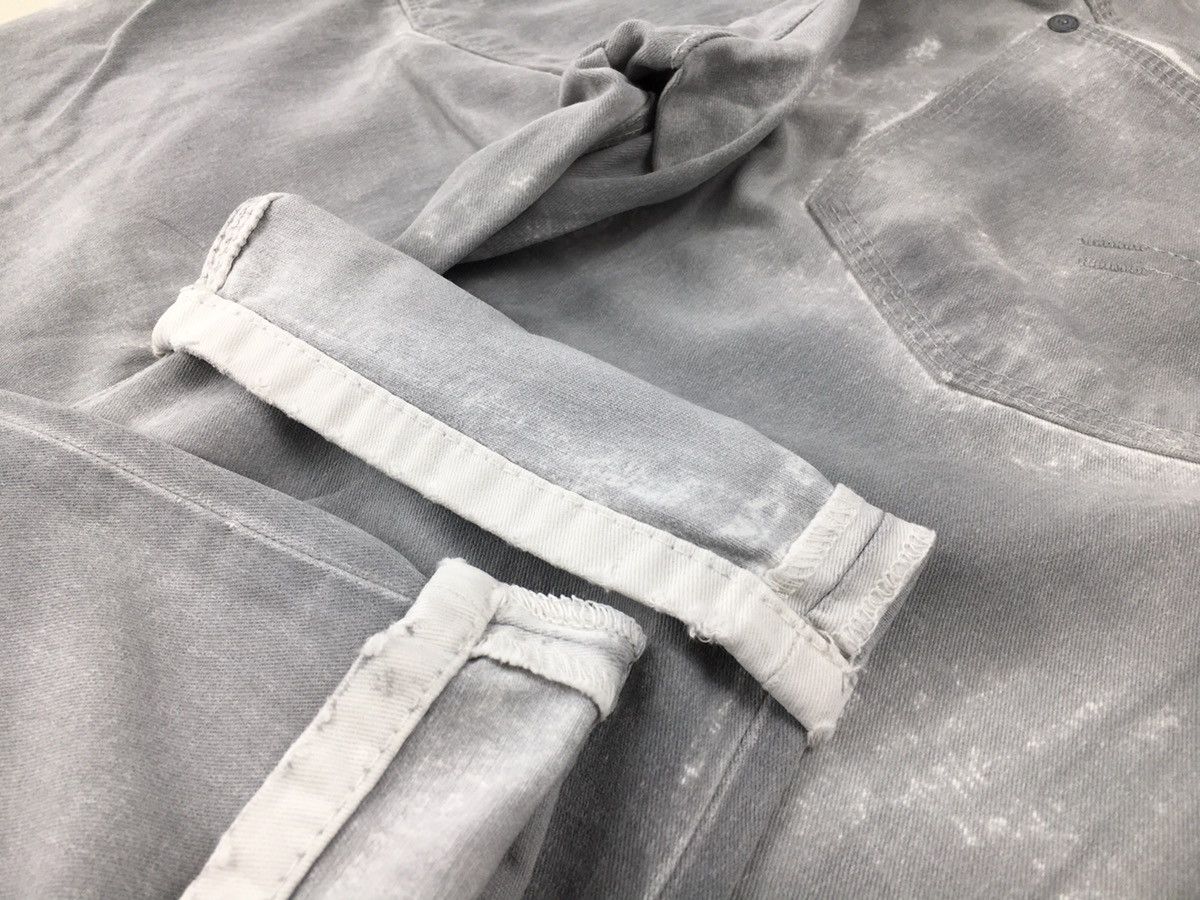 Neil Barrett Neil Barrett White Faded gray Side Zipper pant Size US 32 / EU 48 - 7 Thumbnail