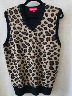 Supreme Leopard Vest | Grailed