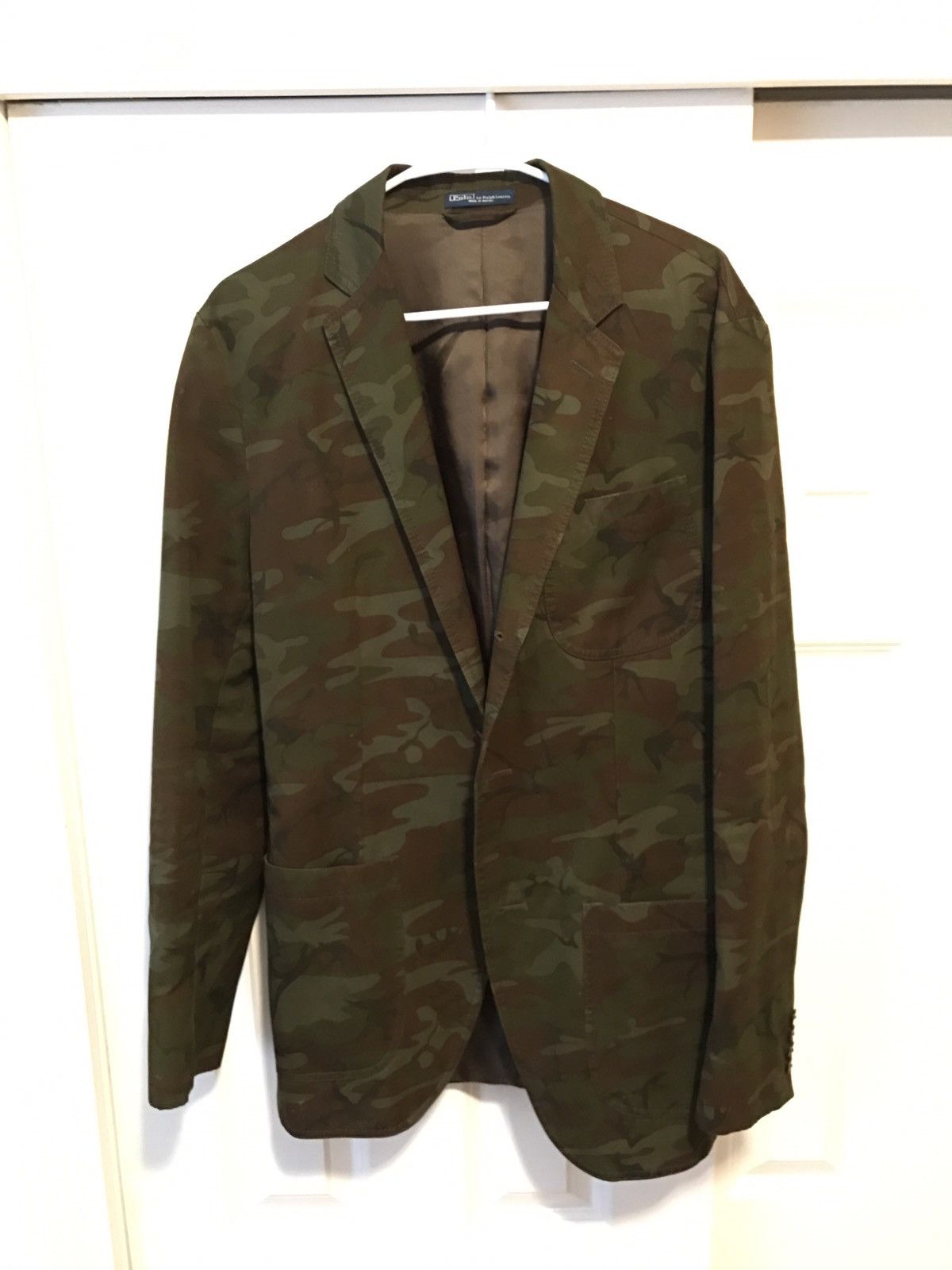 Ralph lauren camo blazer online