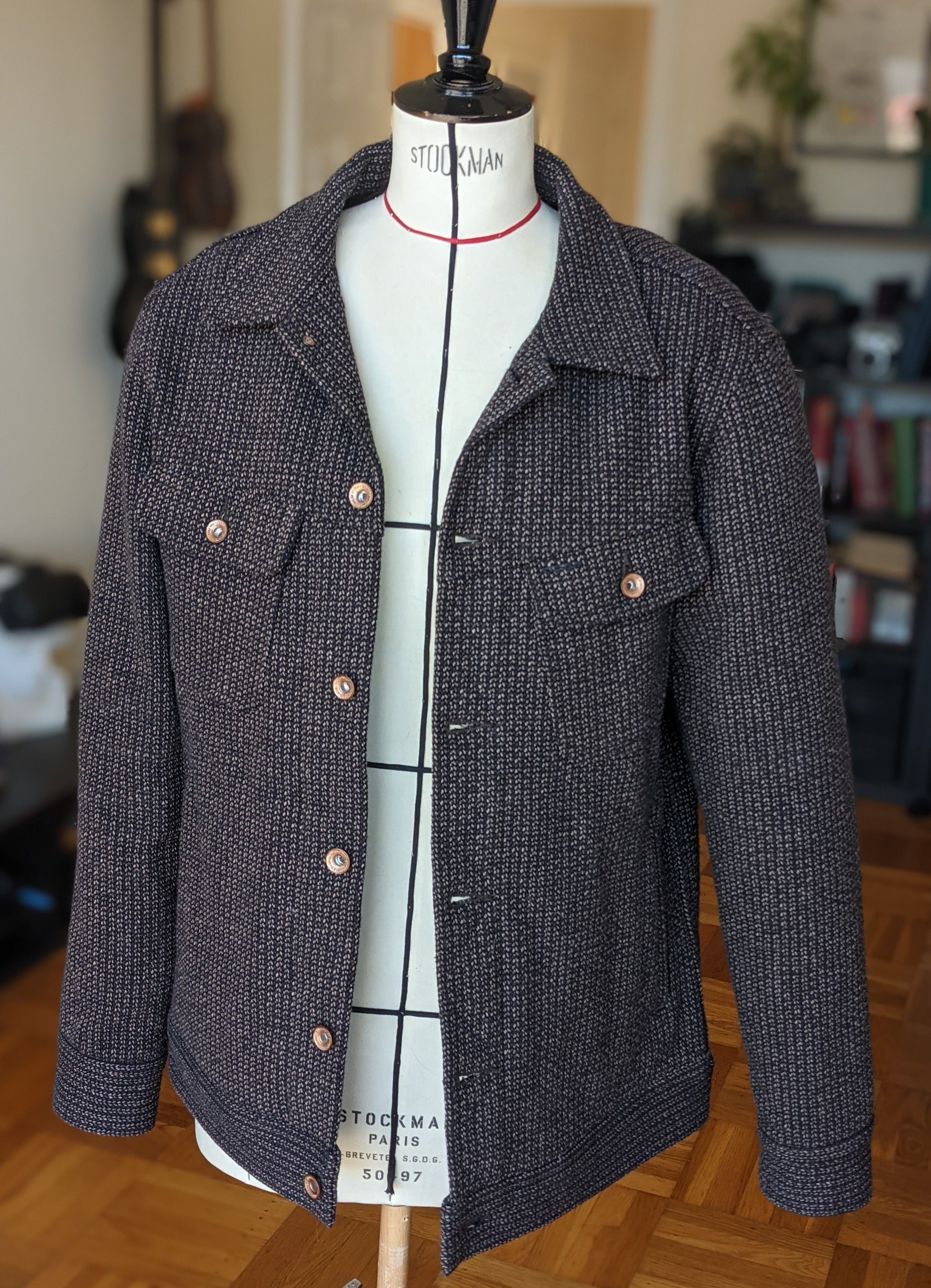 The long haul jacket in wool beach cloth discount