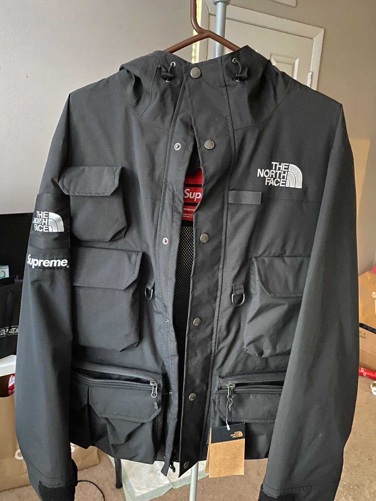 SUPREME North Face Cargo Jacket Black