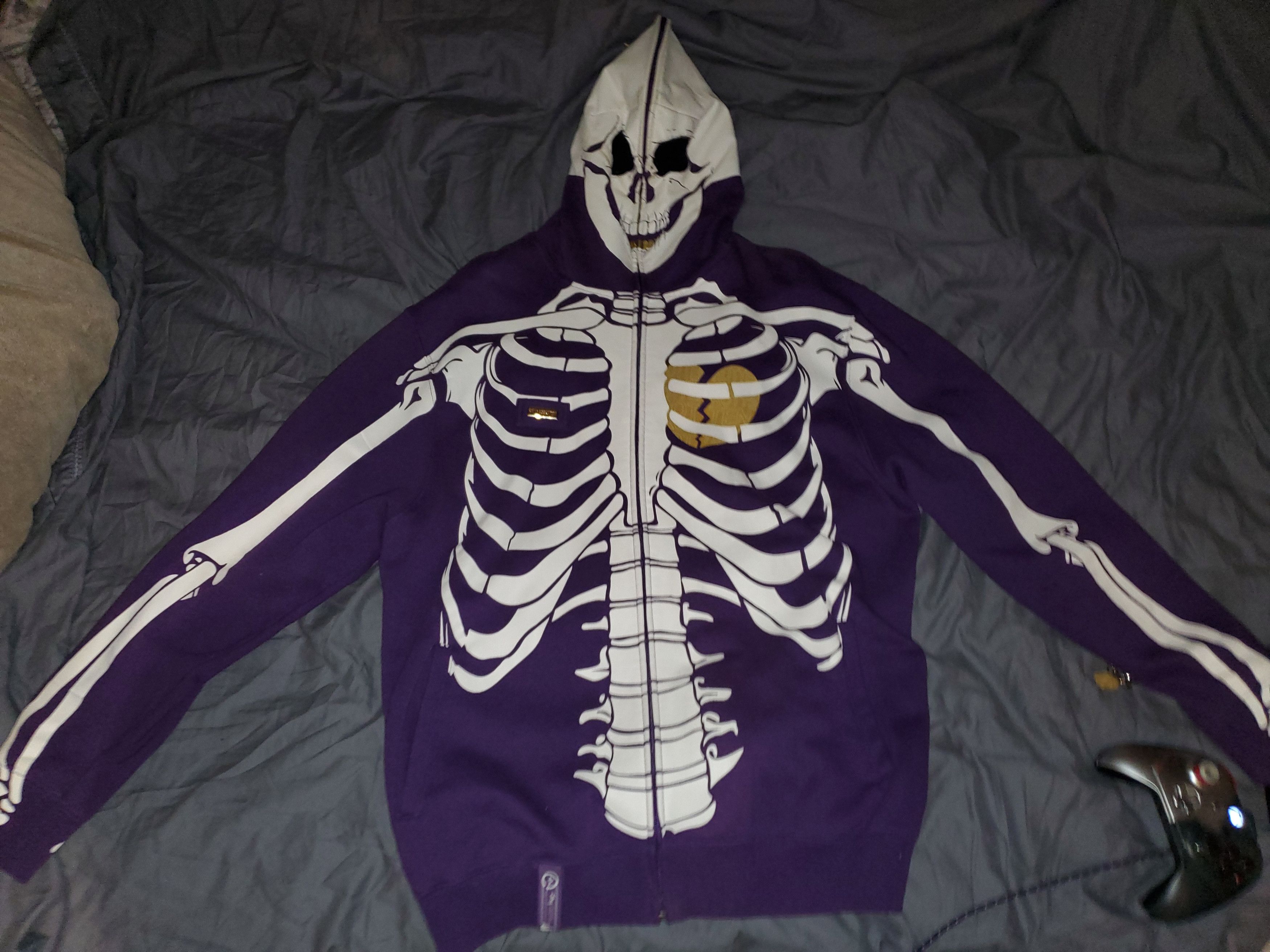 LRG dead serious LRG100% AUTHENTIC 2005 skeleton hoodie Size US XL / EU 56 / 4 - 5 Thumbnail