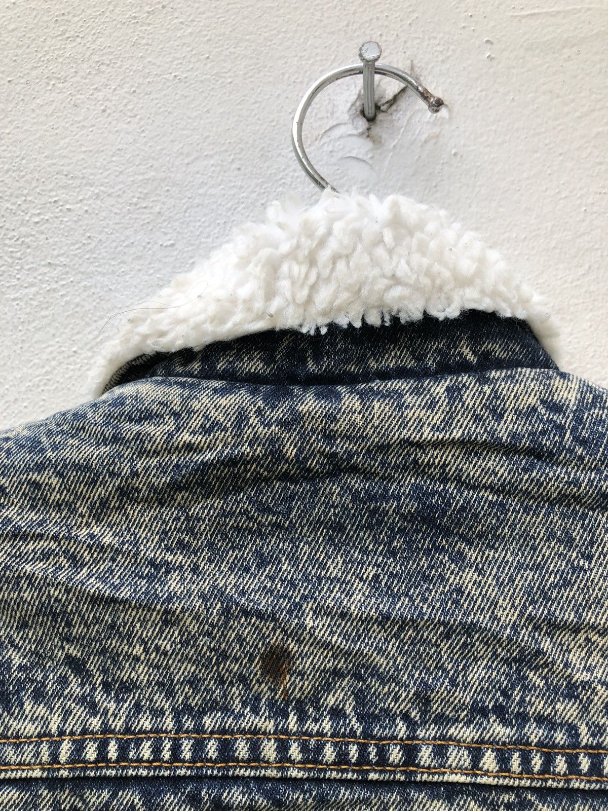 Levi's 80s Levi’s Acid Wash Denim Distressed Sherpa Lining Jacket Size US M / EU 48-50 / 2 - 12 Thumbnail