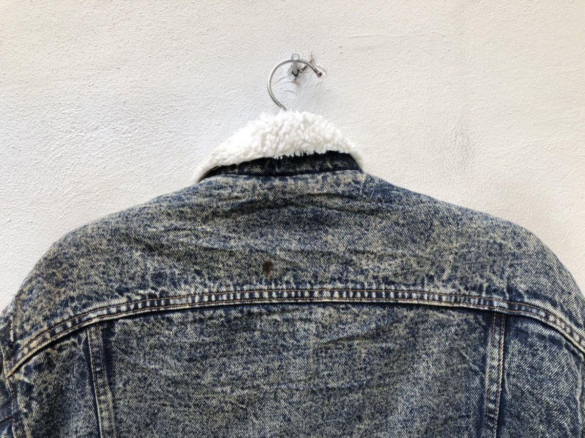 Levi's 80s Levi’s Acid Wash Denim Distressed Sherpa Lining Jacket Size US M / EU 48-50 / 2 - 11 Thumbnail
