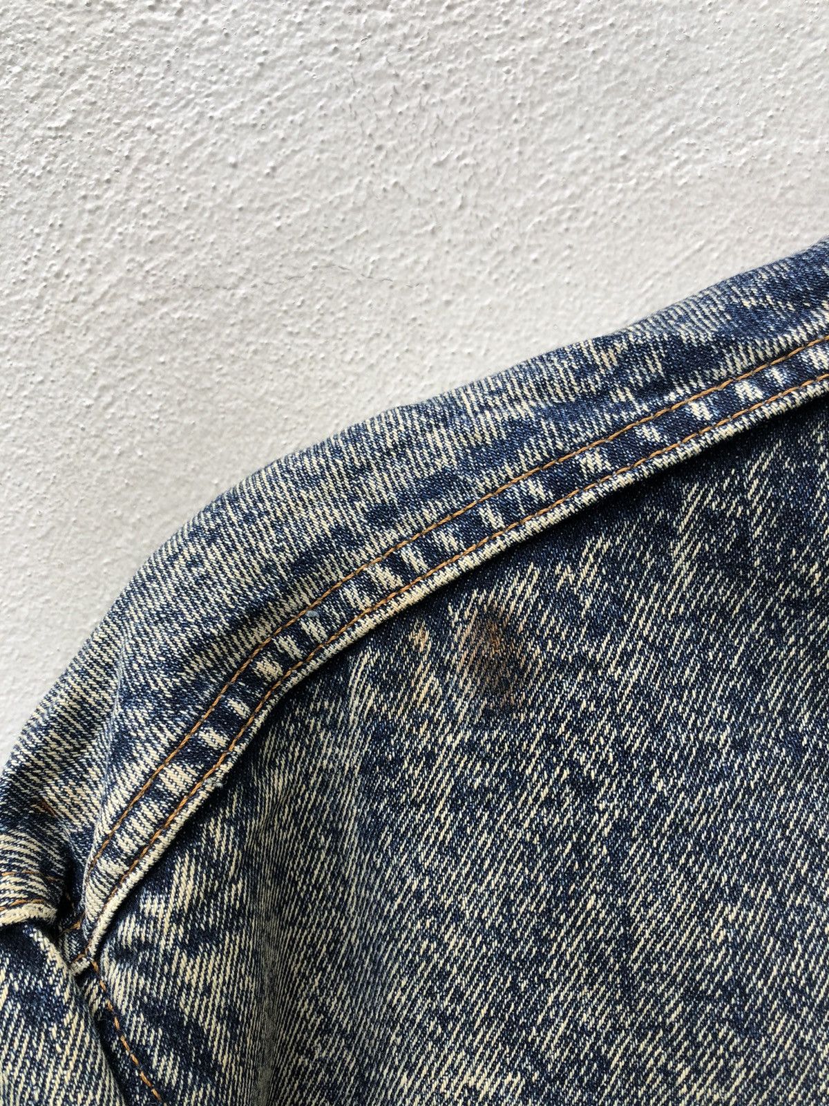 Levi's 80s Levi’s Acid Wash Denim Distressed Sherpa Lining Jacket Size US M / EU 48-50 / 2 - 3 Thumbnail