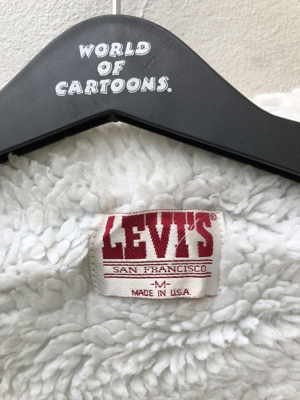 Levi's 80s Levi’s Acid Wash Denim Distressed Sherpa Lining Jacket Size US M / EU 48-50 / 2 - 17 Thumbnail