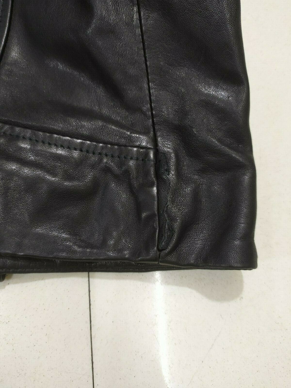 Allsaints ALLSAINTS RIGG LEATHER BIKER JACKET $490 new with defects Size US M / EU 48-50 / 2 - 12 Thumbnail
