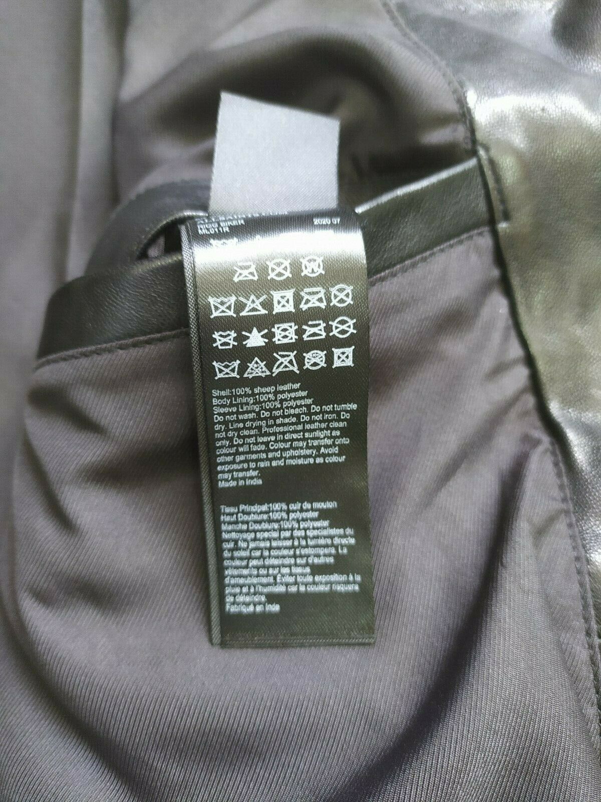 Allsaints ALLSAINTS RIGG LEATHER BIKER JACKET $490 new with defects Size US M / EU 48-50 / 2 - 6 Thumbnail