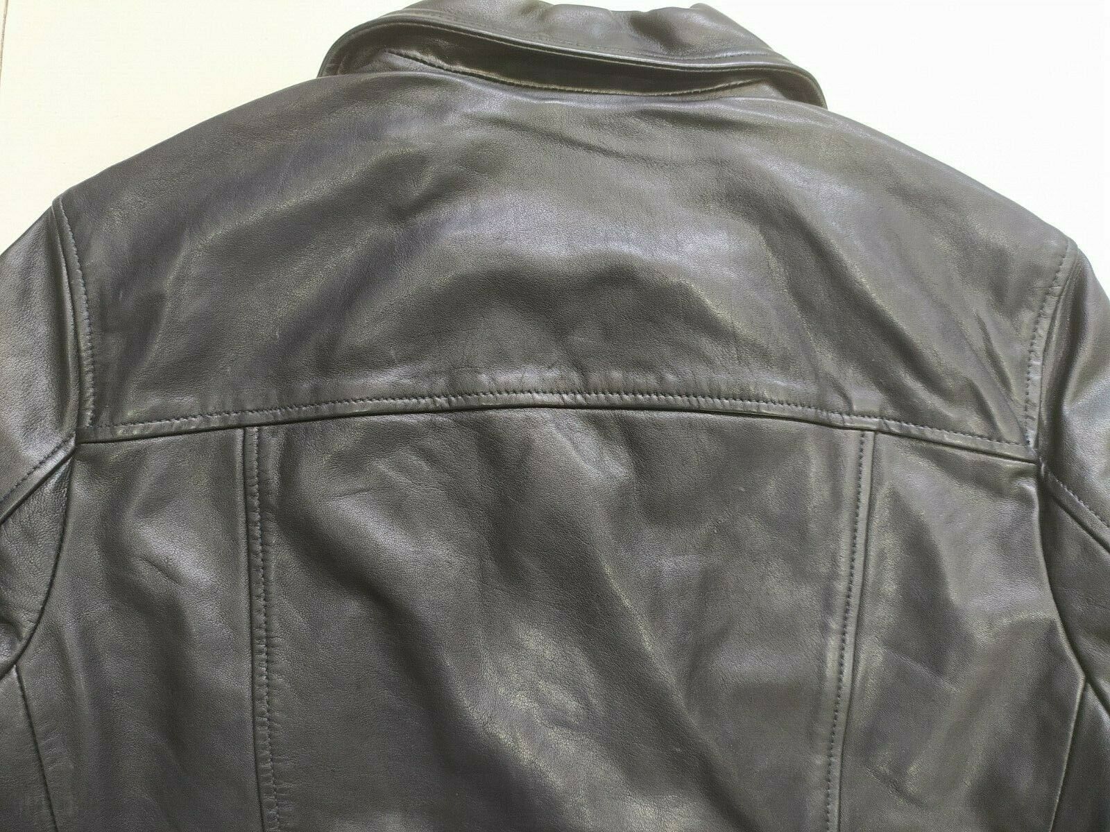 Allsaints ALLSAINTS RIGG LEATHER BIKER JACKET $490 new with defects Size US M / EU 48-50 / 2 - 7 Thumbnail