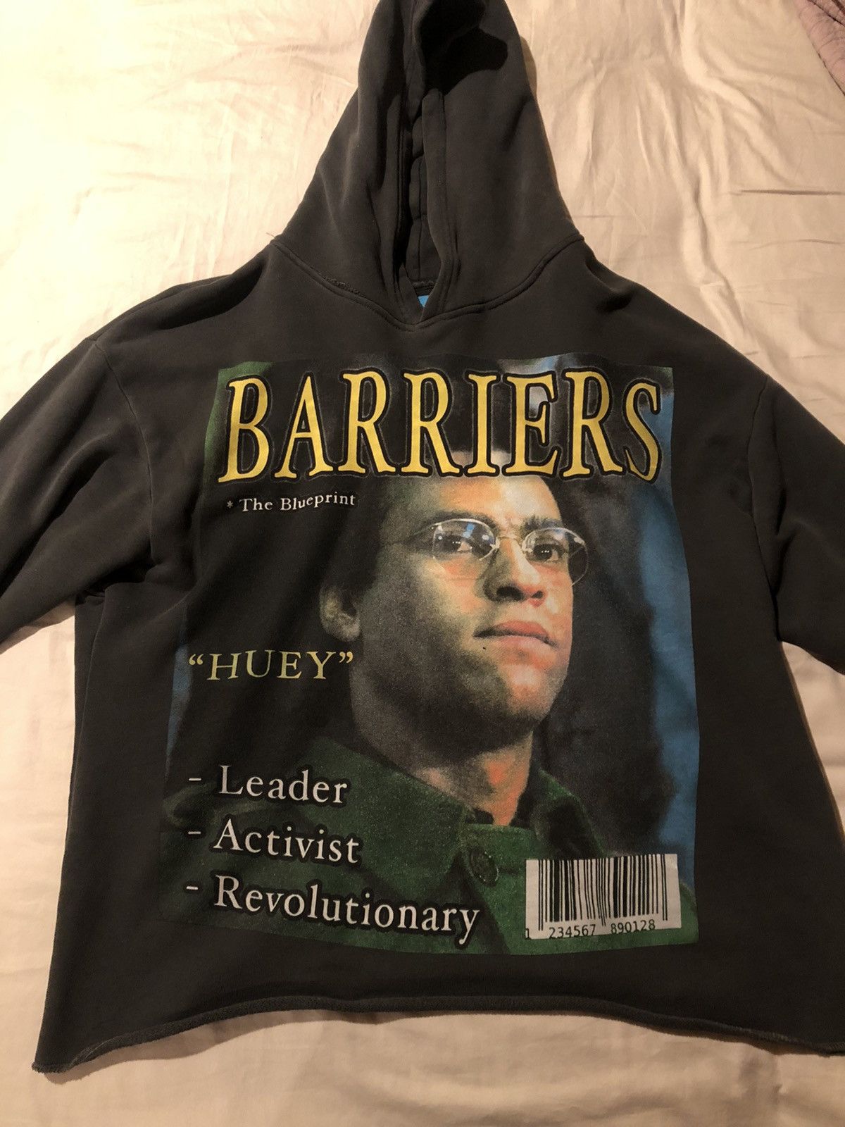 Barriers Barriers NY Huey Newton Hoodie | Grailed