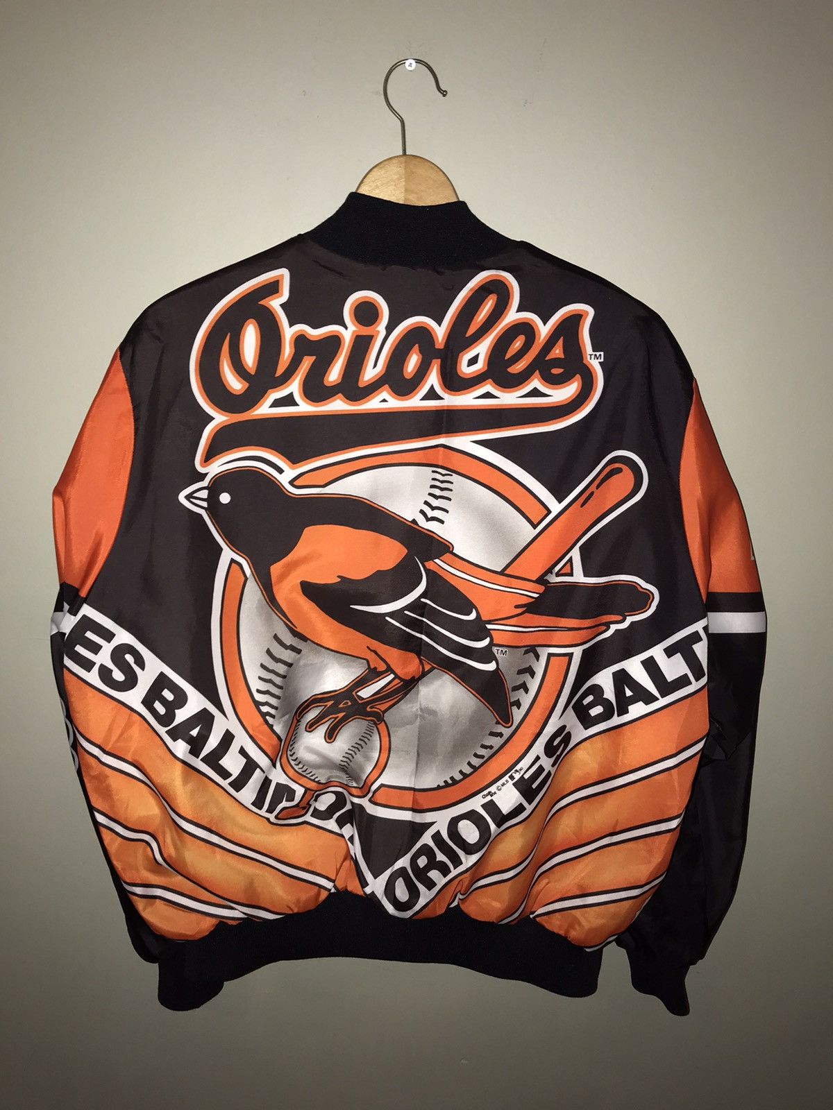 Baltimore Orioles: 1990's Chalk Line Fanimation Bomber Jacket (XL) –  National Vintage League Ltd.