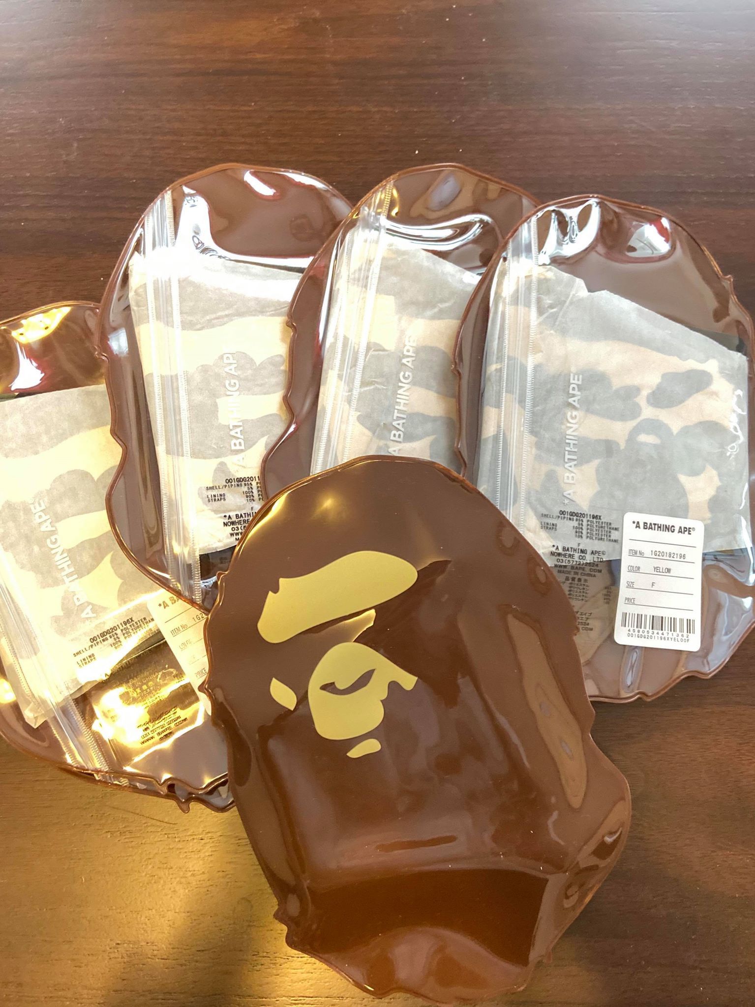 Bape BAPE 1ST CAMO MASK YELLOW Size ONE SIZE - 1 Thumbnail