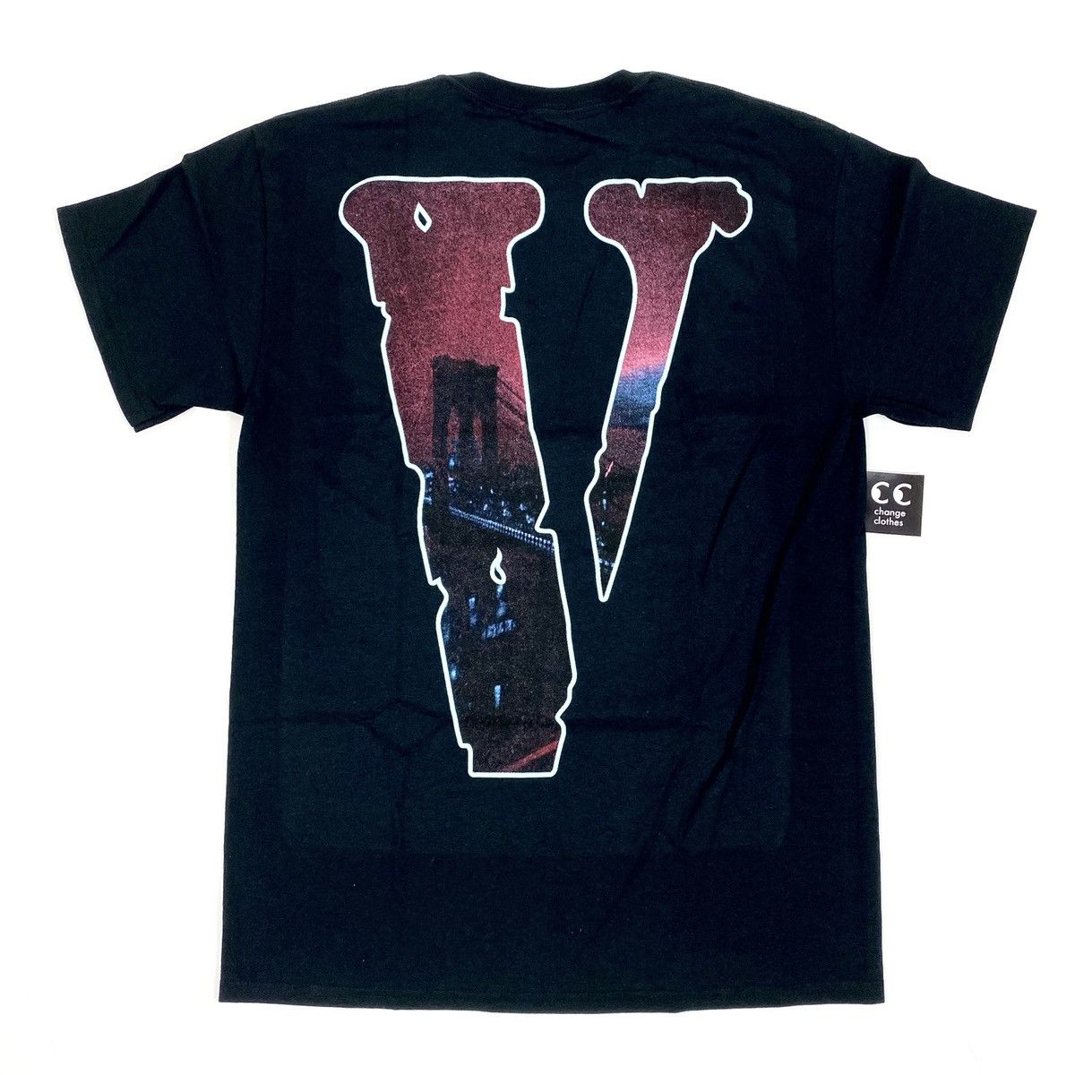 Rap Tees × Vlone VLONE POP SMOKE WRAITH TEE SHIRT NEW XL MEET THE 