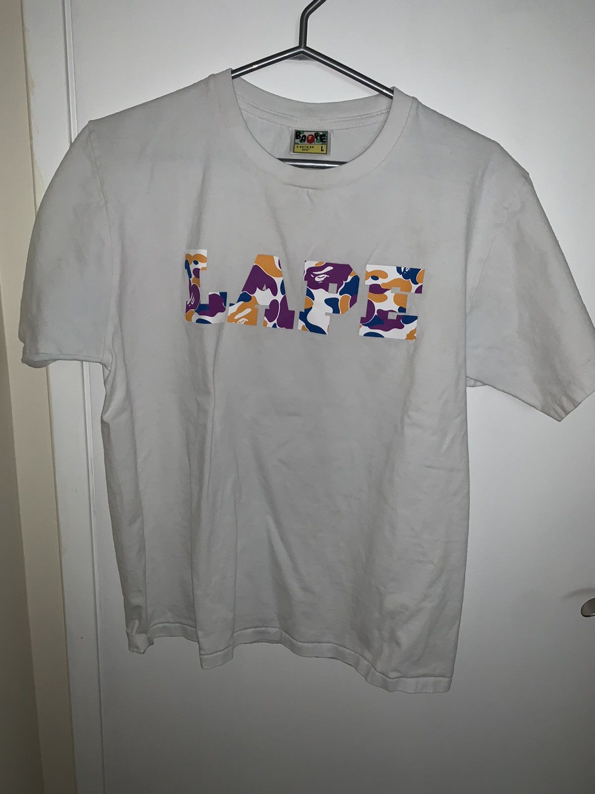 Bape Lape Tee Grailed