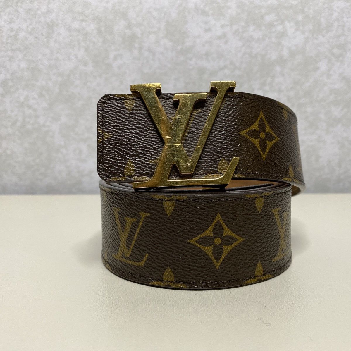 Louis Vuitton Leather Monogram Belt M9608 | Grailed